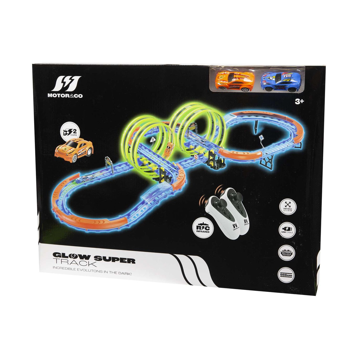 Pista a infrarossi - glow super track - motor & co - MOTOR & CO., SUPERSTAR