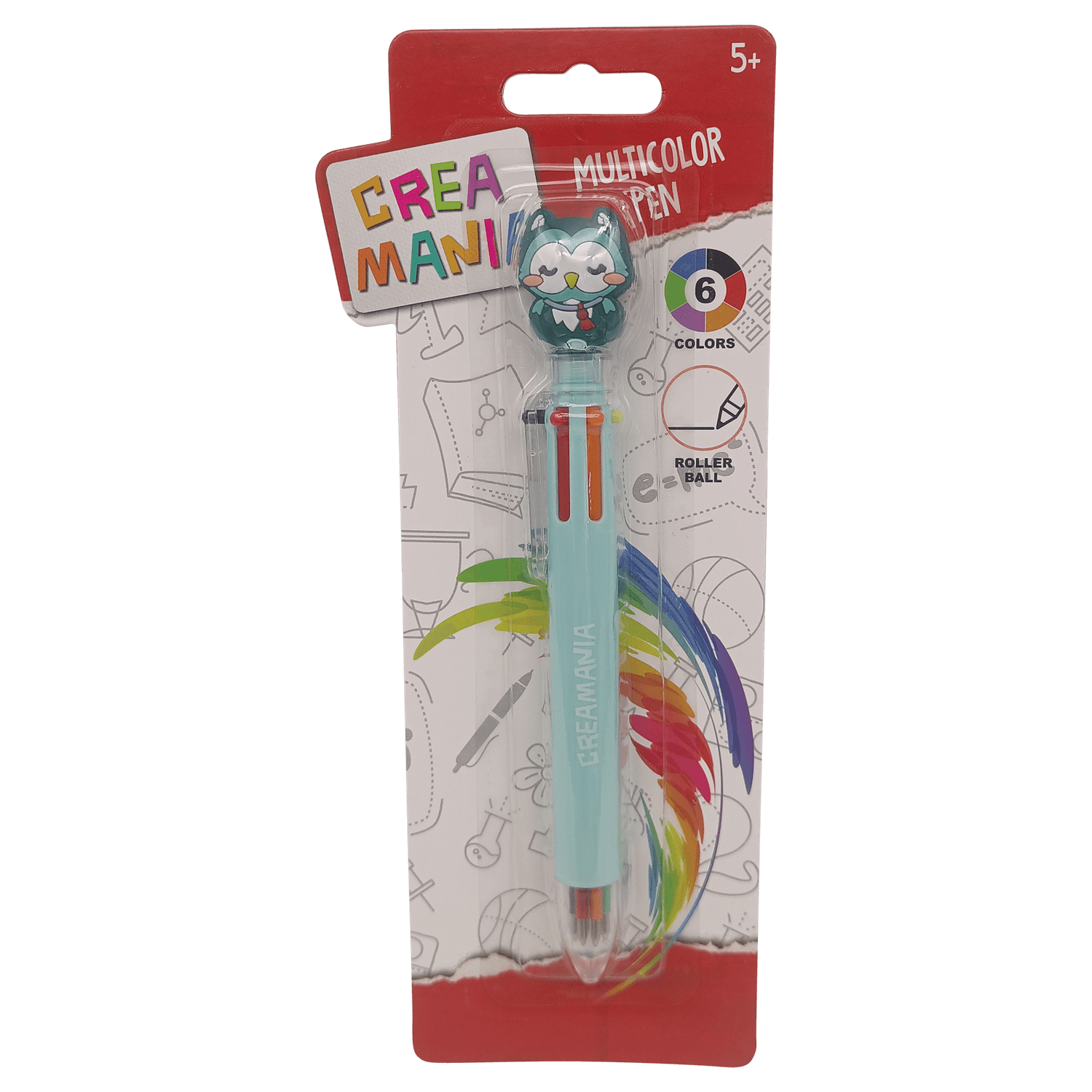Multicolor pen 6 in 1 - CREA MANIA