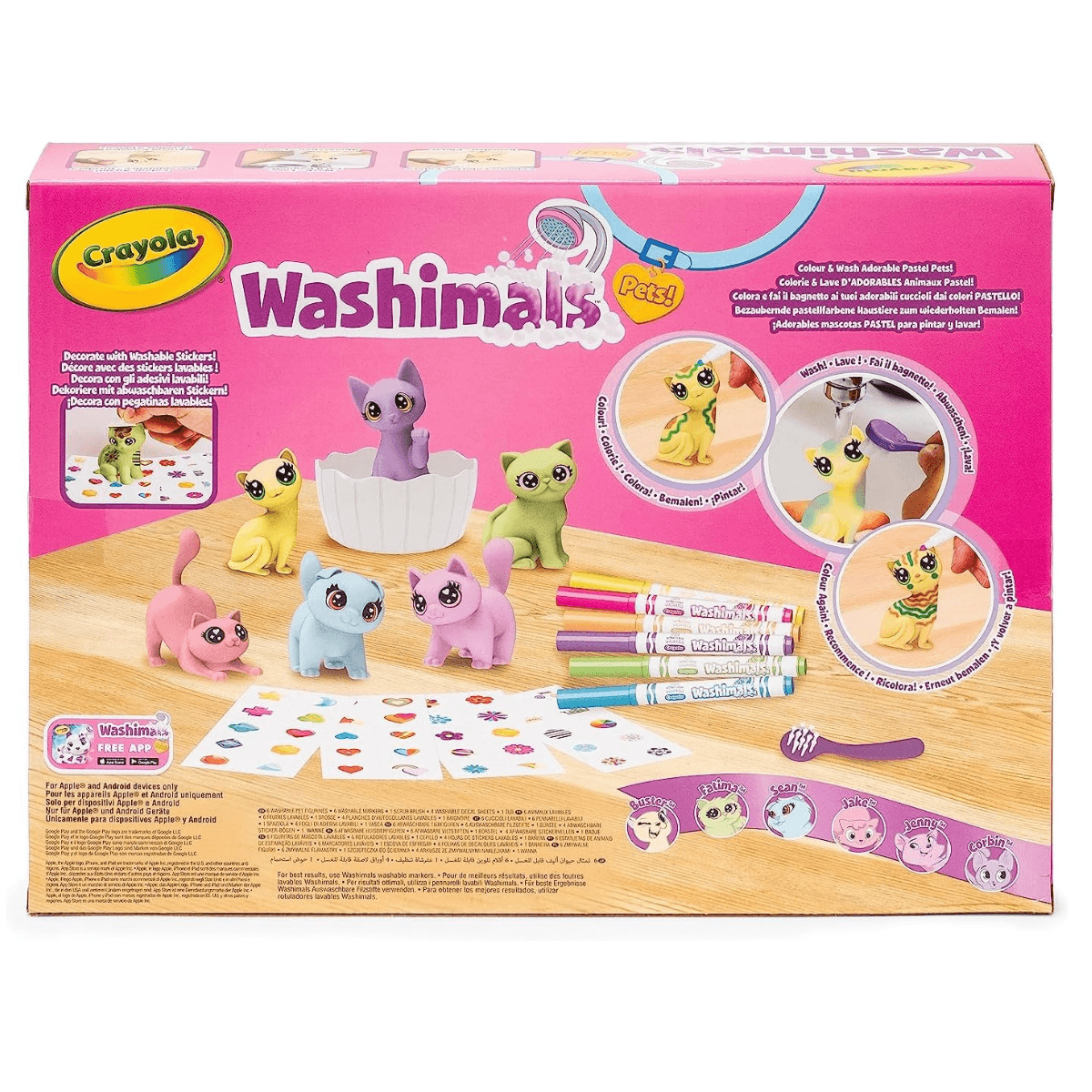 Crayola washimals set - special edition colori pastel - CRAYOLA