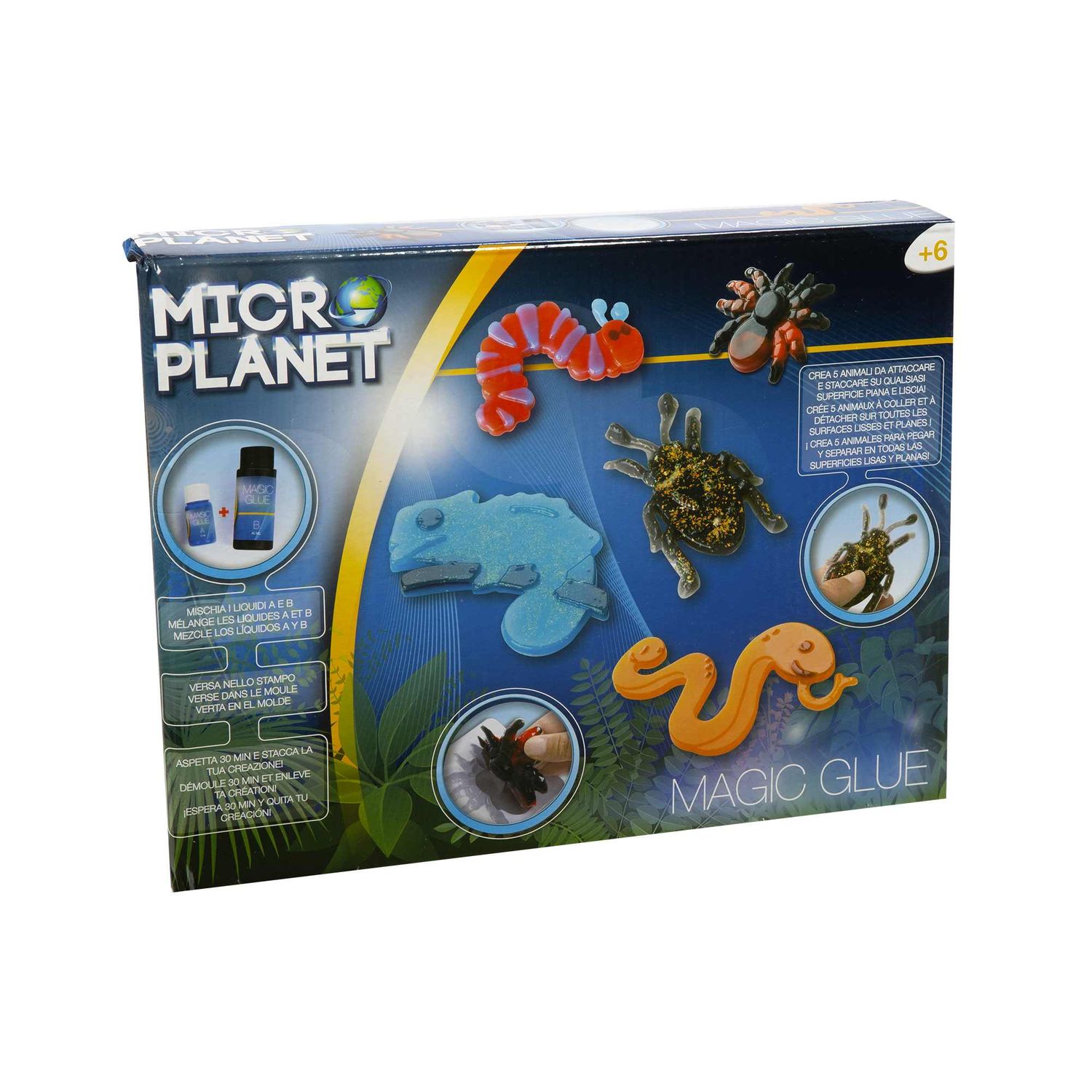Magic glue - colla magica 5 insetti - MICRO PLANET