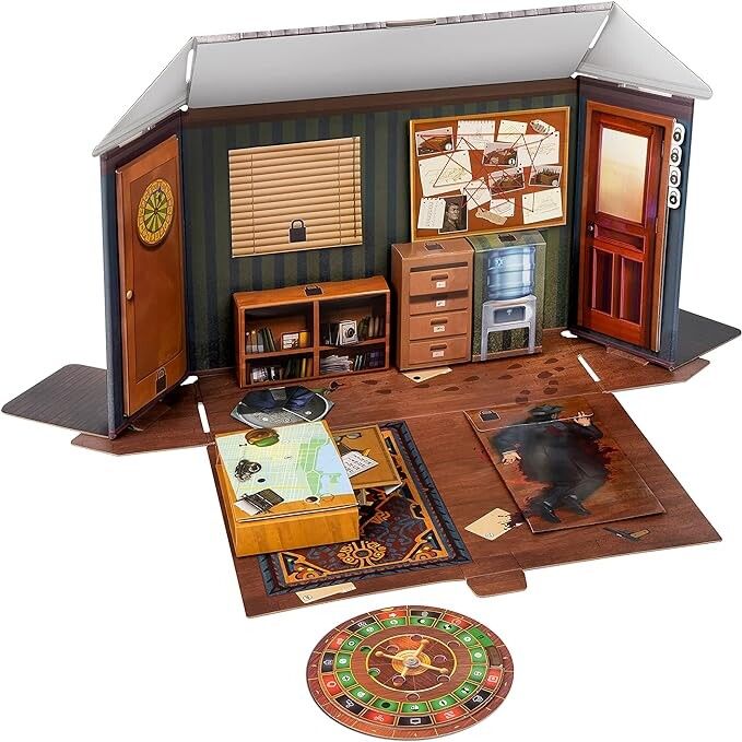 Thinkfun - escape the room: omicidio di mafia, gioco di logica da tavolo per adulti, 13 giocatori, età 14+ anni - RAVENSBURGER