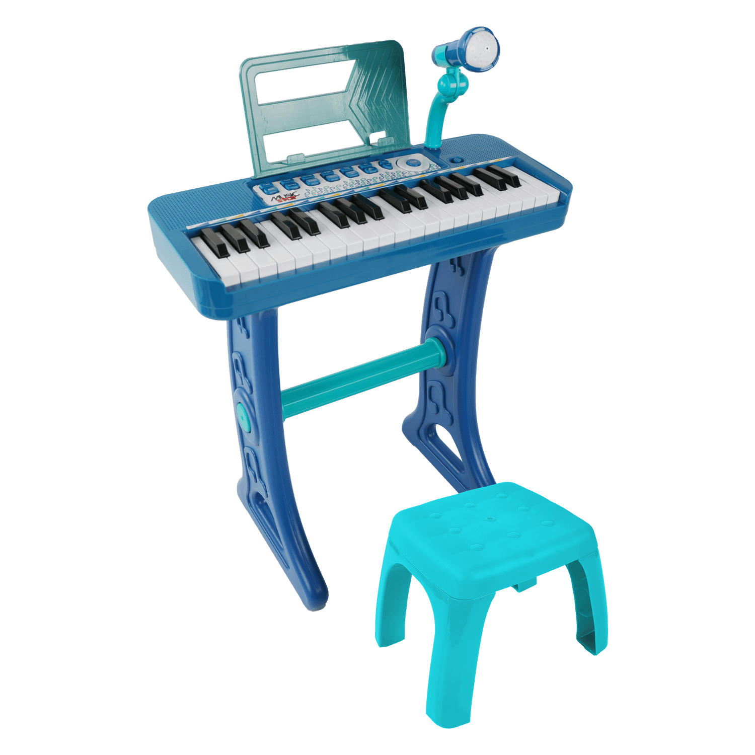 Keyboard set with stool - MUSIC STAR, SUPERSTAR