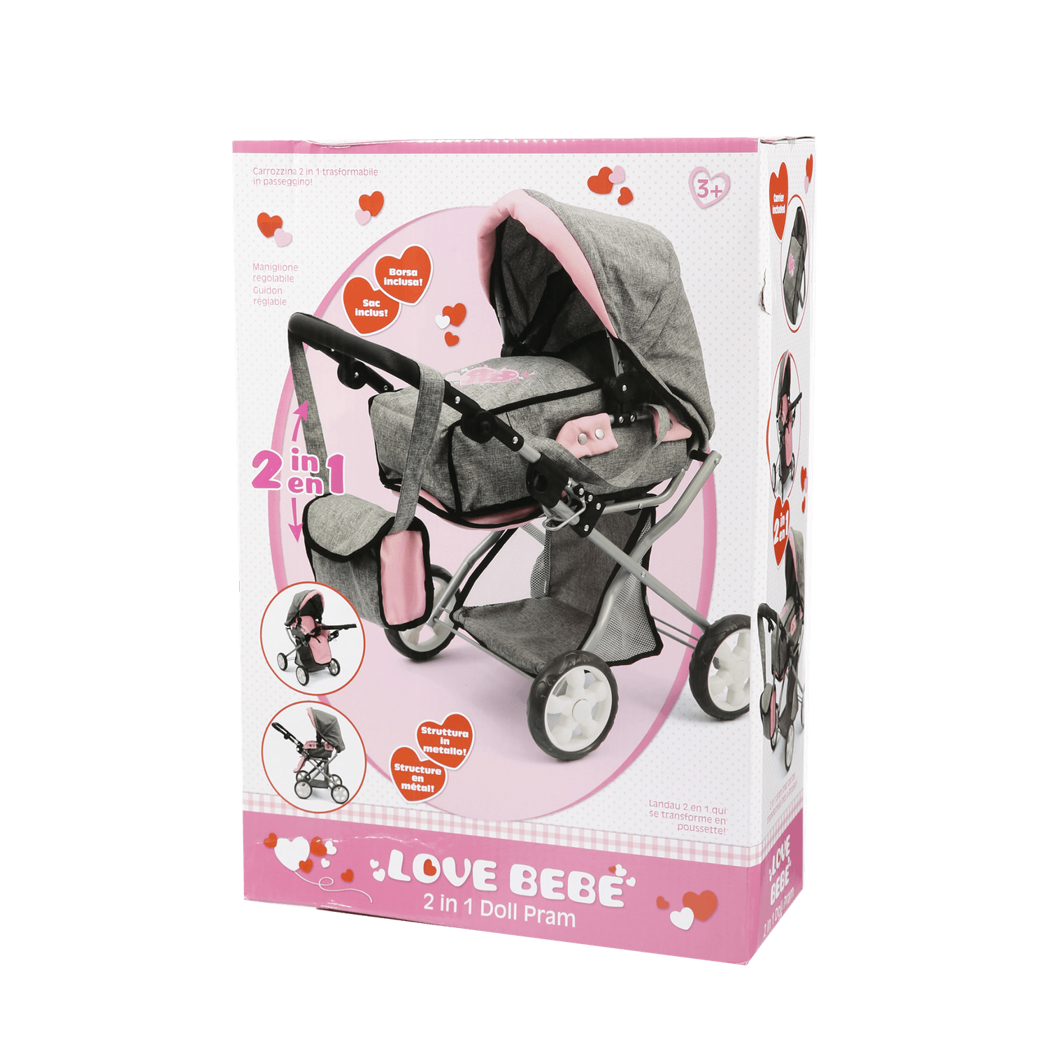 Carrozzina 2 in 1 - LOVE BEBÈ