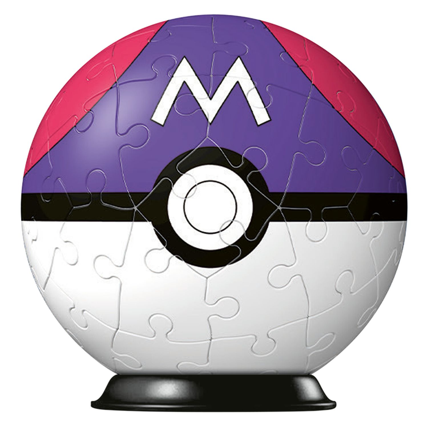 Ravensburger - 3d puzzle pokémon masterball viola, 54 pezzi, 6+ anni - POKEMON, RAVENSBURGER, RAVENSBURGER 3D PUZZLE