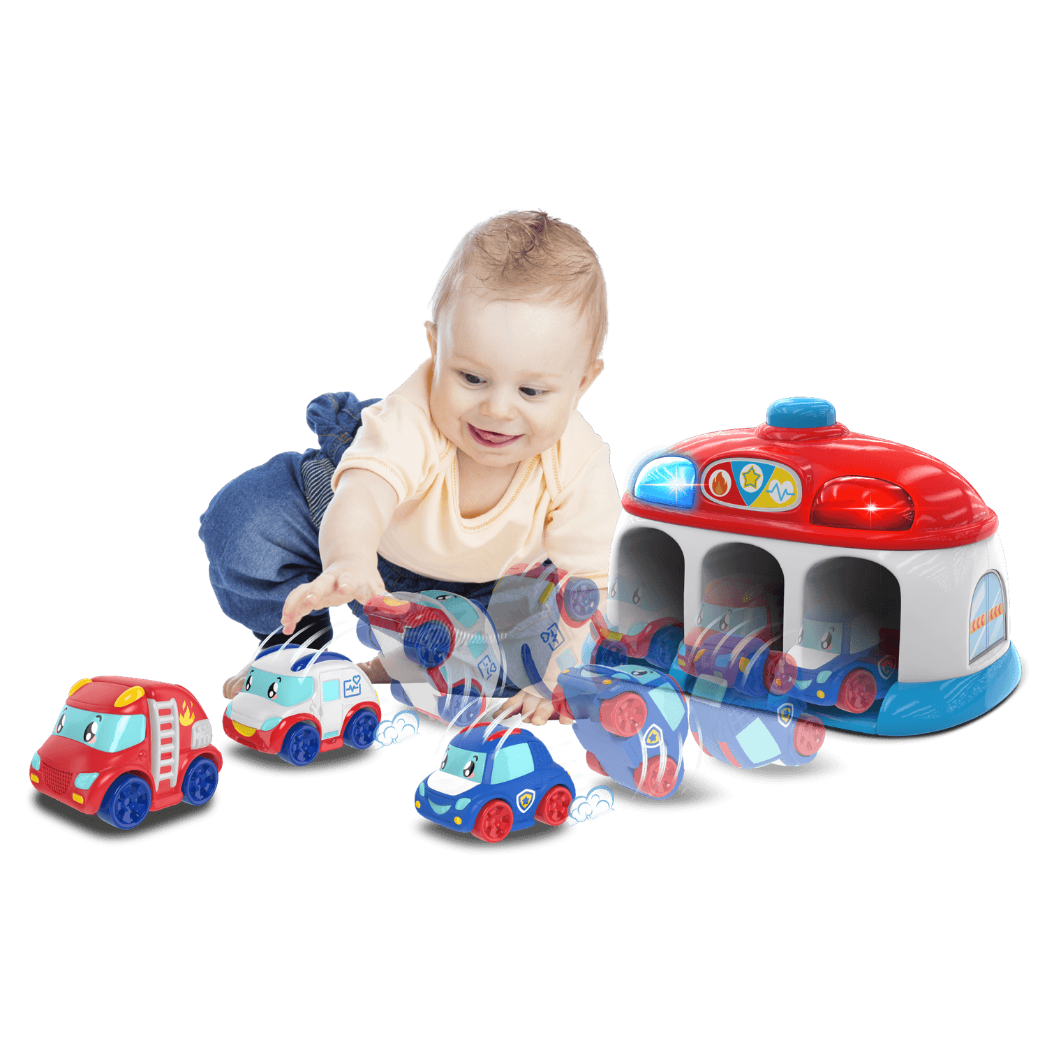 Quartier genereale pompieri polizia ambulanza - BABY SMILE