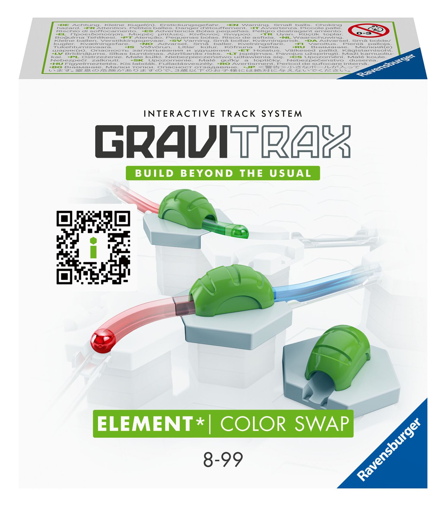 Ravensburger gravitrax color swap, gioco innovativo ed educativo stem, 8+ anni, accessorio - GRAVITRAX, RAVENSBURGER