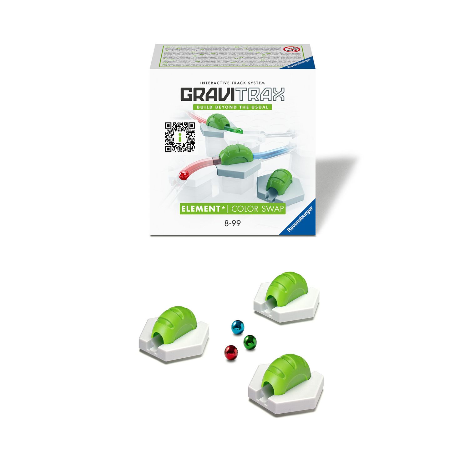 Ravensburger gravitrax color swap, gioco innovativo ed educativo stem, 8+ anni, accessorio - GRAVITRAX, RAVENSBURGER