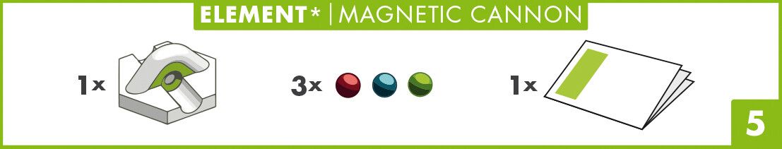 Ravensburger gravitrax magnetic cannon, gioco innovativo ed educativo stem, 8+ anni, accessorio - GRAVITRAX, RAVENSBURGER