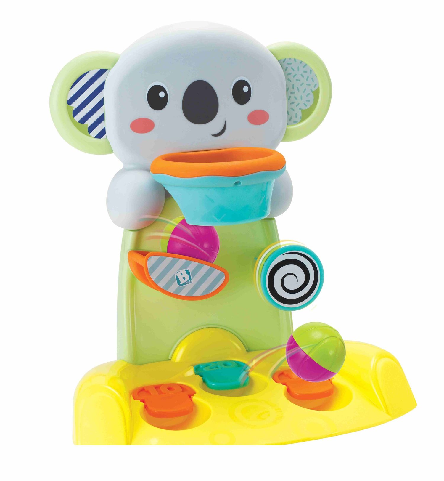 Set 2 in 1  busy stack & nest ball drop + happy hoops - B-KIDS