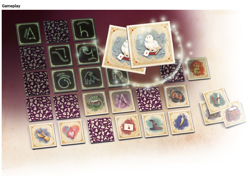 Ravensburger - memory® harry potter's collector edition, 64 tessere, gioco da tavolo, 3+ anni - Harry Potter, RAVENSBURGER