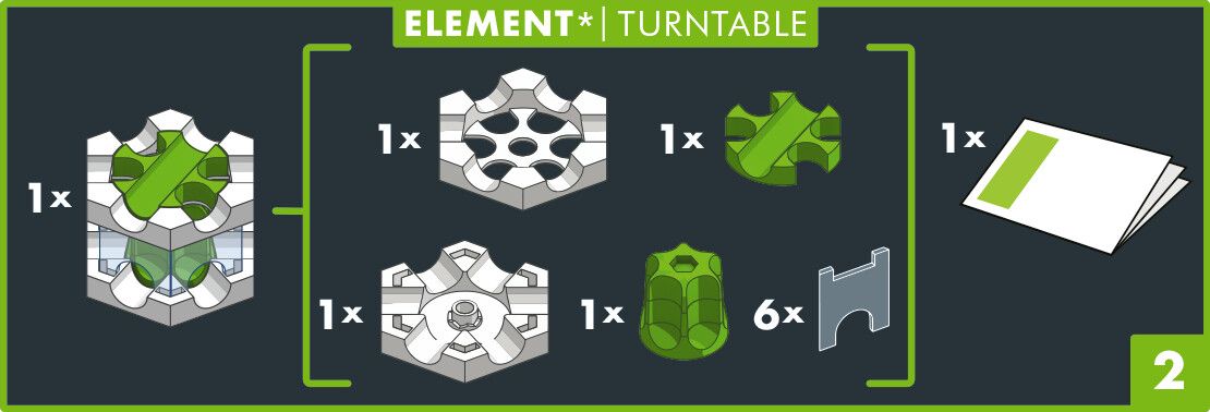 Ravensburger gravitrax professional turntable - cambiadirezione, gioco innovativo ed educativo stem, 8+ anni, accessorio - GRAVITRAX, RAVENSBURGER