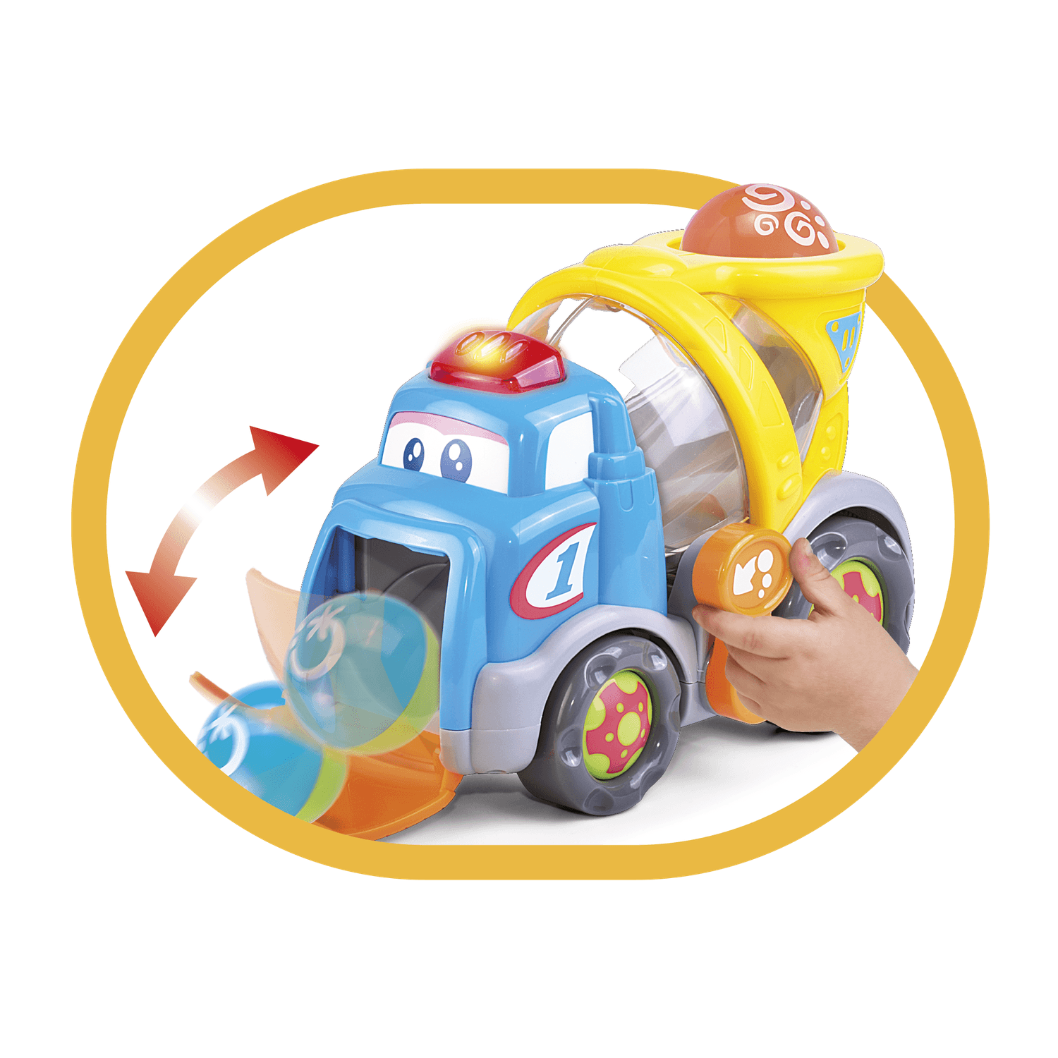 Betoniera lancia palline - BABY SMILE