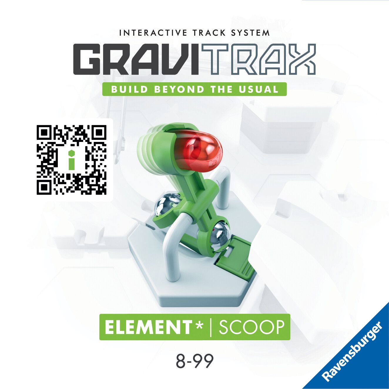 Ravensburger gravitrax scoop, gioco innovativo ed educativo stem, 8+ anni, accessorio - GRAVITRAX, RAVENSBURGER