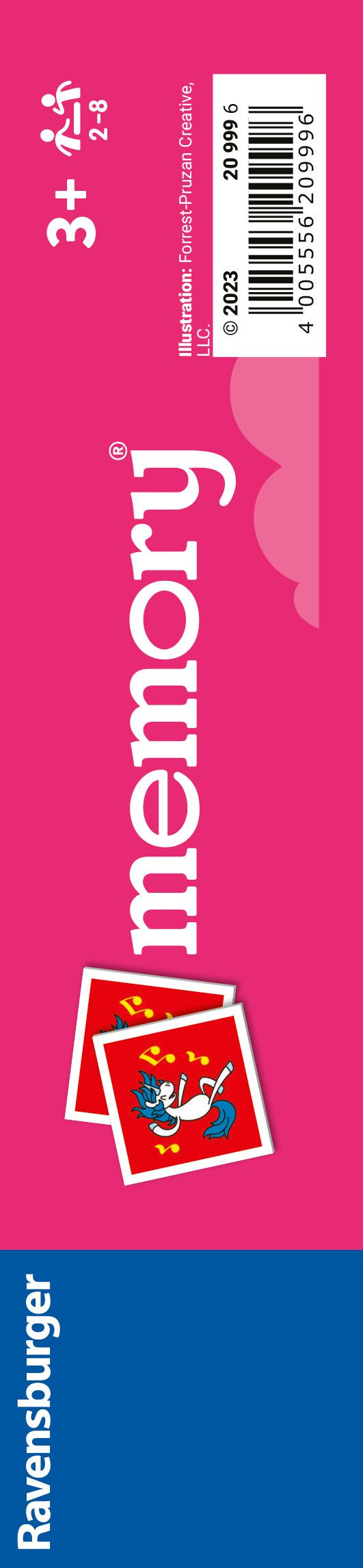 Ravensburger - memory® versione unicorns, 64 tessere, gioco da tavolo, 3+ anni - RAVENSBURGER