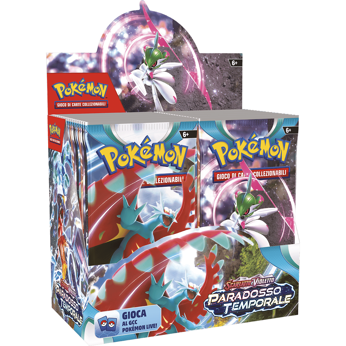 Pokémon scarlatto e violetto paradosso temporale busta 10 carte - POKEMON