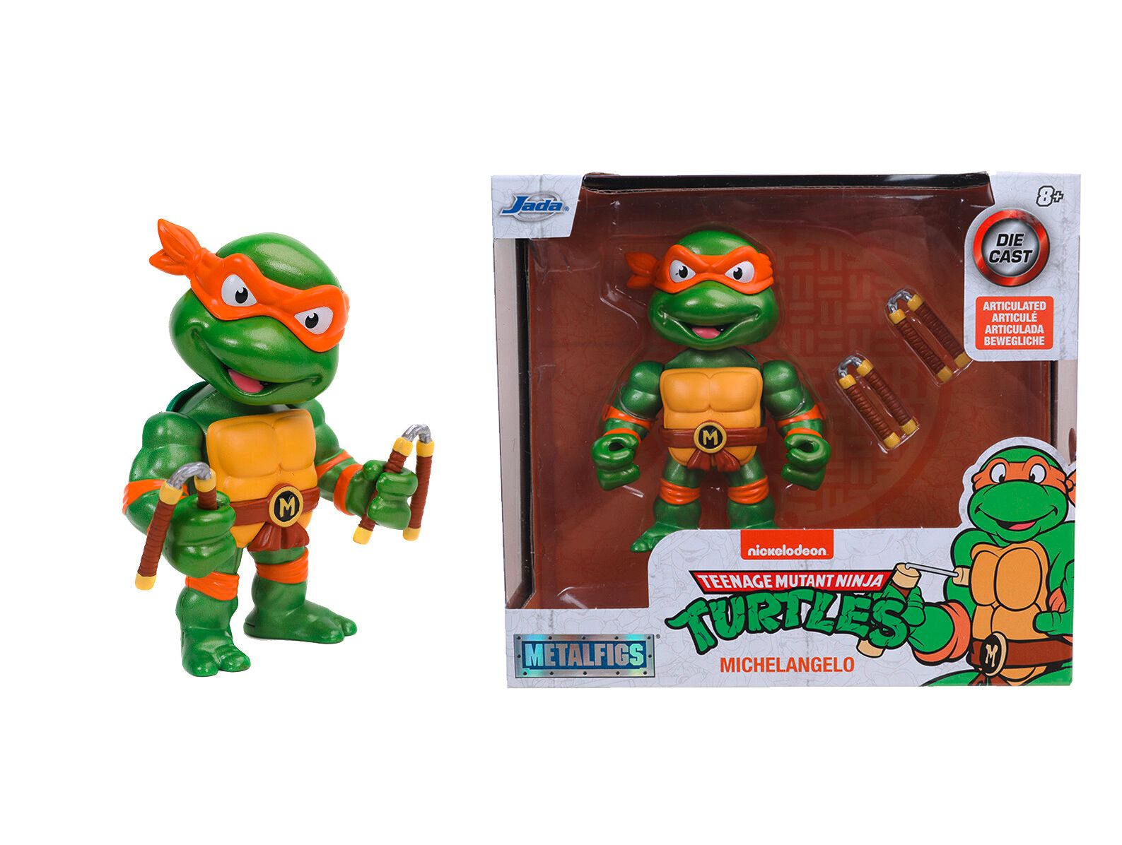 Jada - turtles personaggio michelangelo cm10, 8 anni... - Turtles