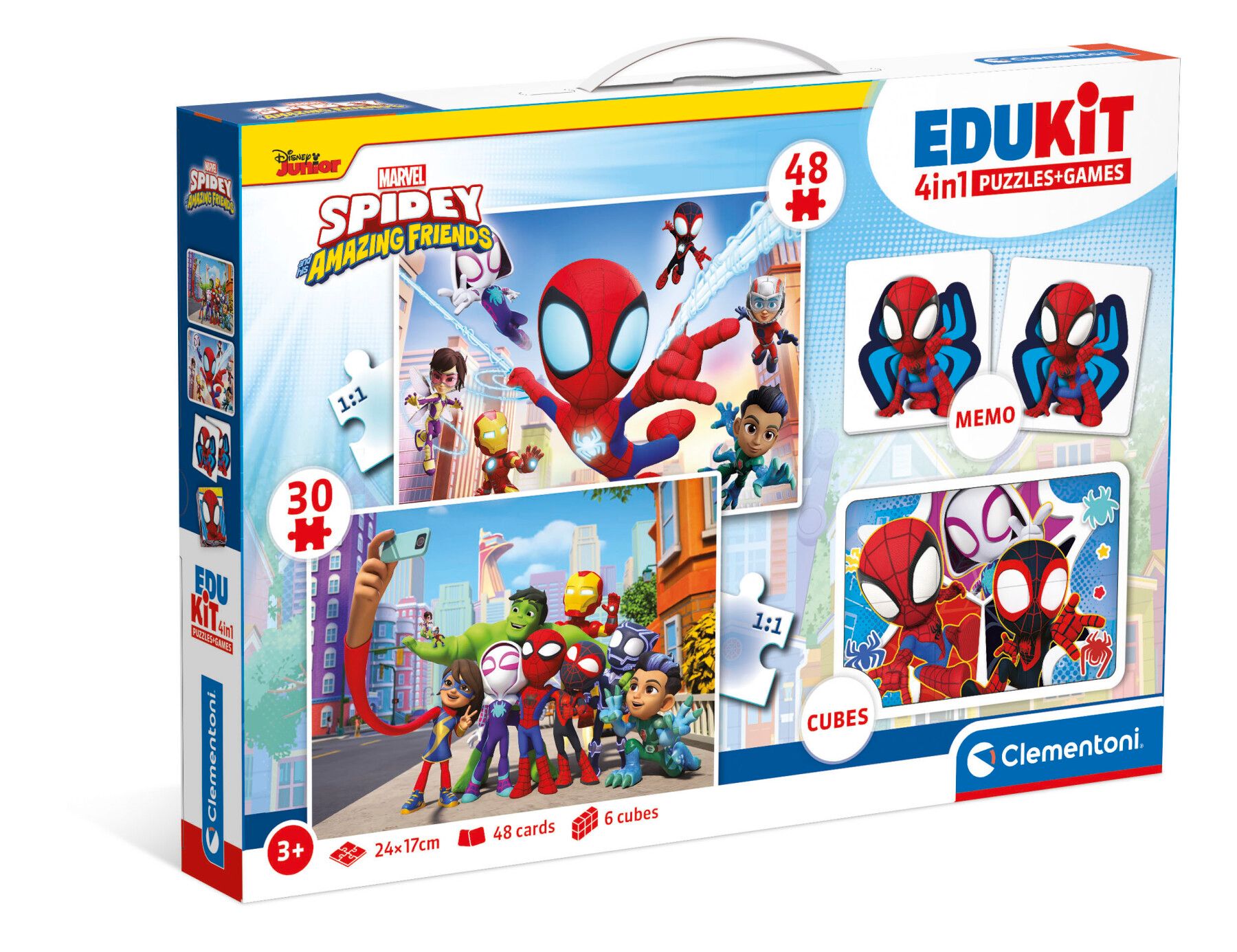 Edukit 4 in 1 marvel spidey and friends - CLEMENTONI
