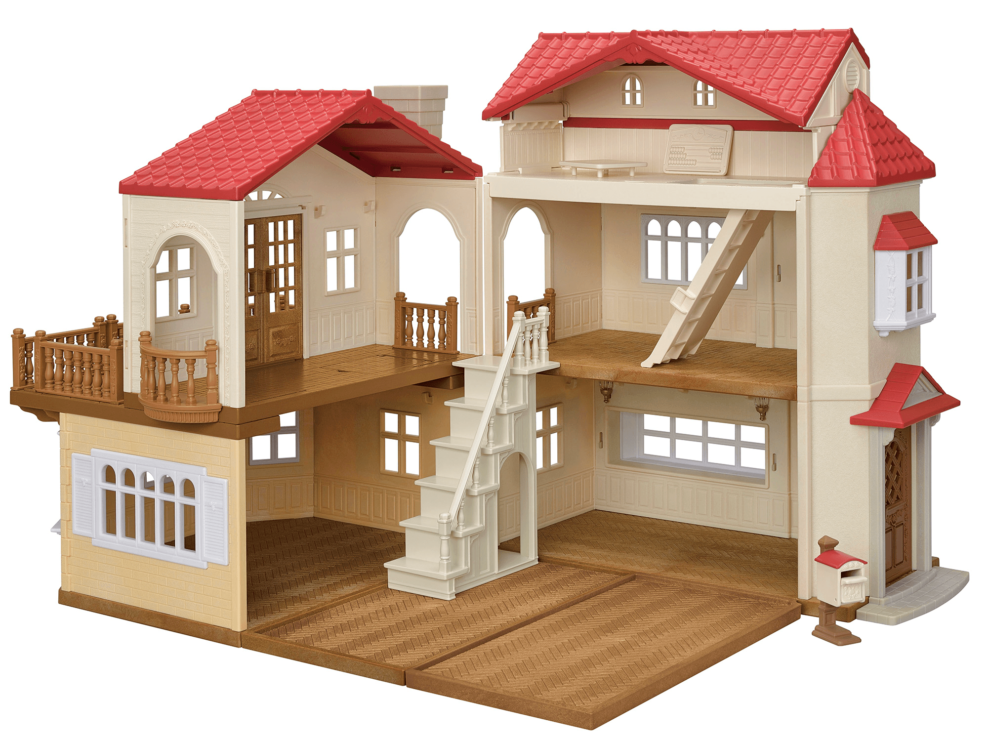 Sylvanian families - casa grande con luci - attico segreto - SYLVANIAN FAMILIES