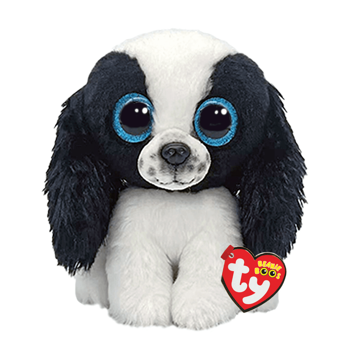 Ty beanie boos sissy la cagnolina, con occhi azzurri grandi e glitter, il peluche con gli occhi grandi scintillanti 15 cm t36570 - TY