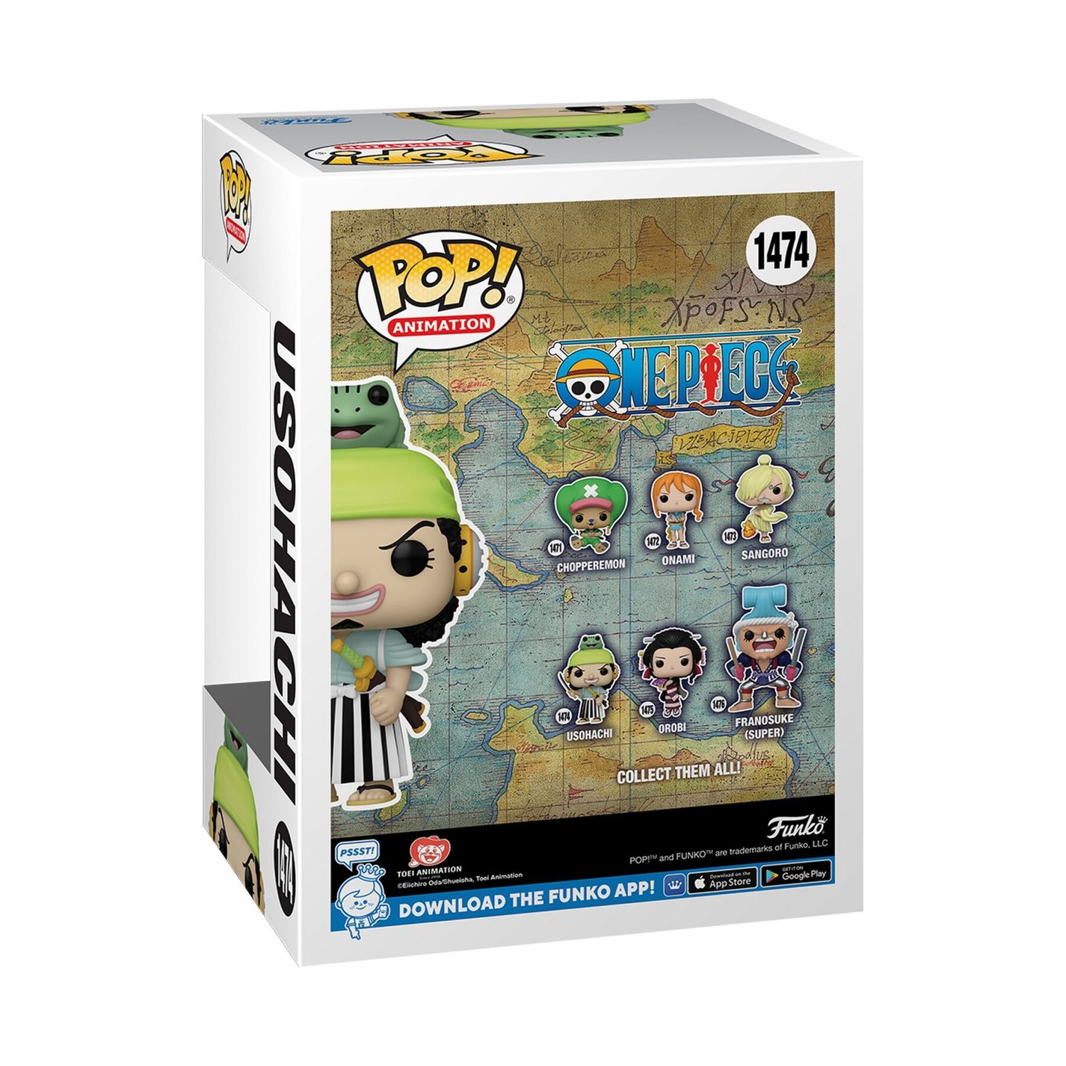 Pop animation: one piece- usohachi(wano) - Funko, FUNKO POP!