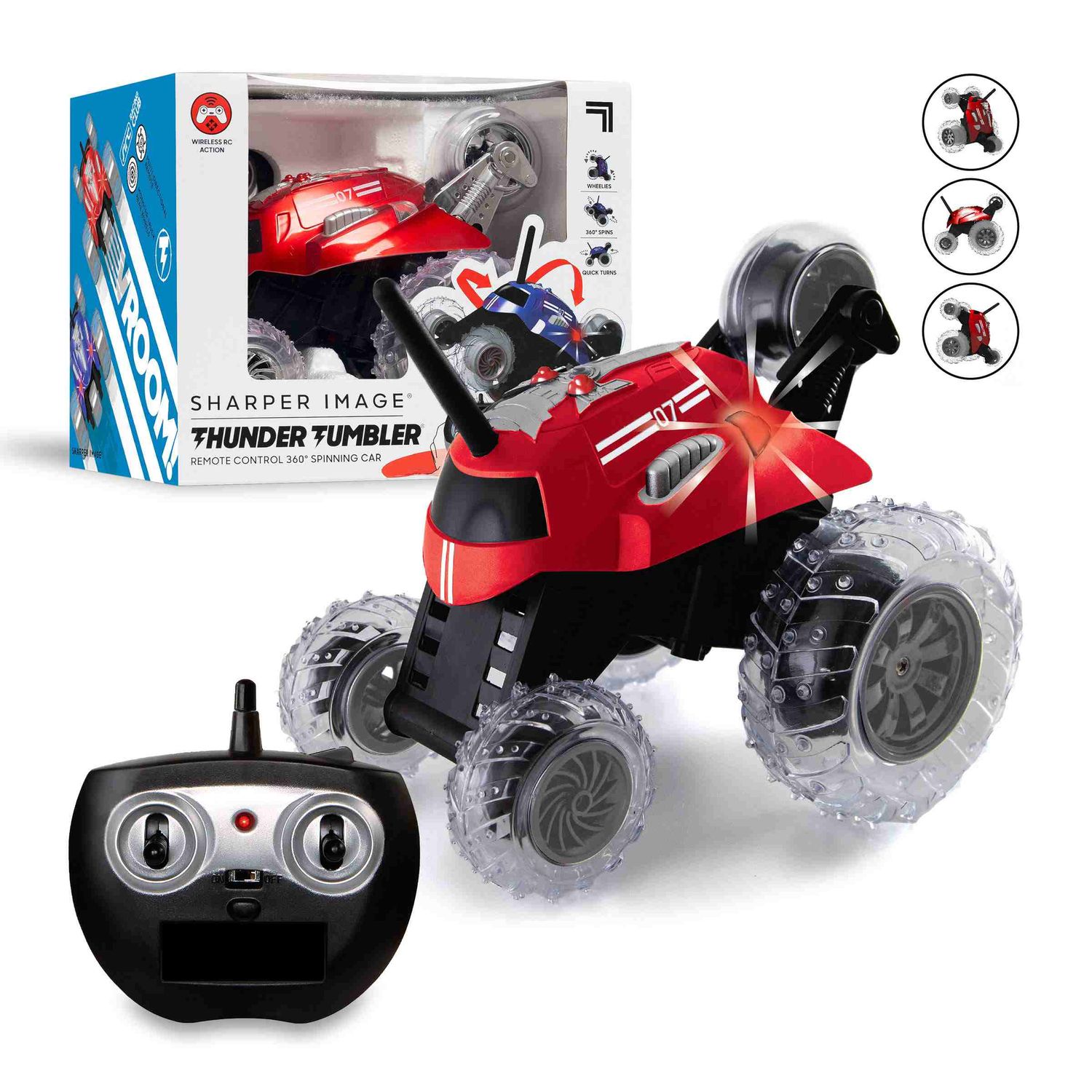 Monster spinning car metred rc - Sharper Image