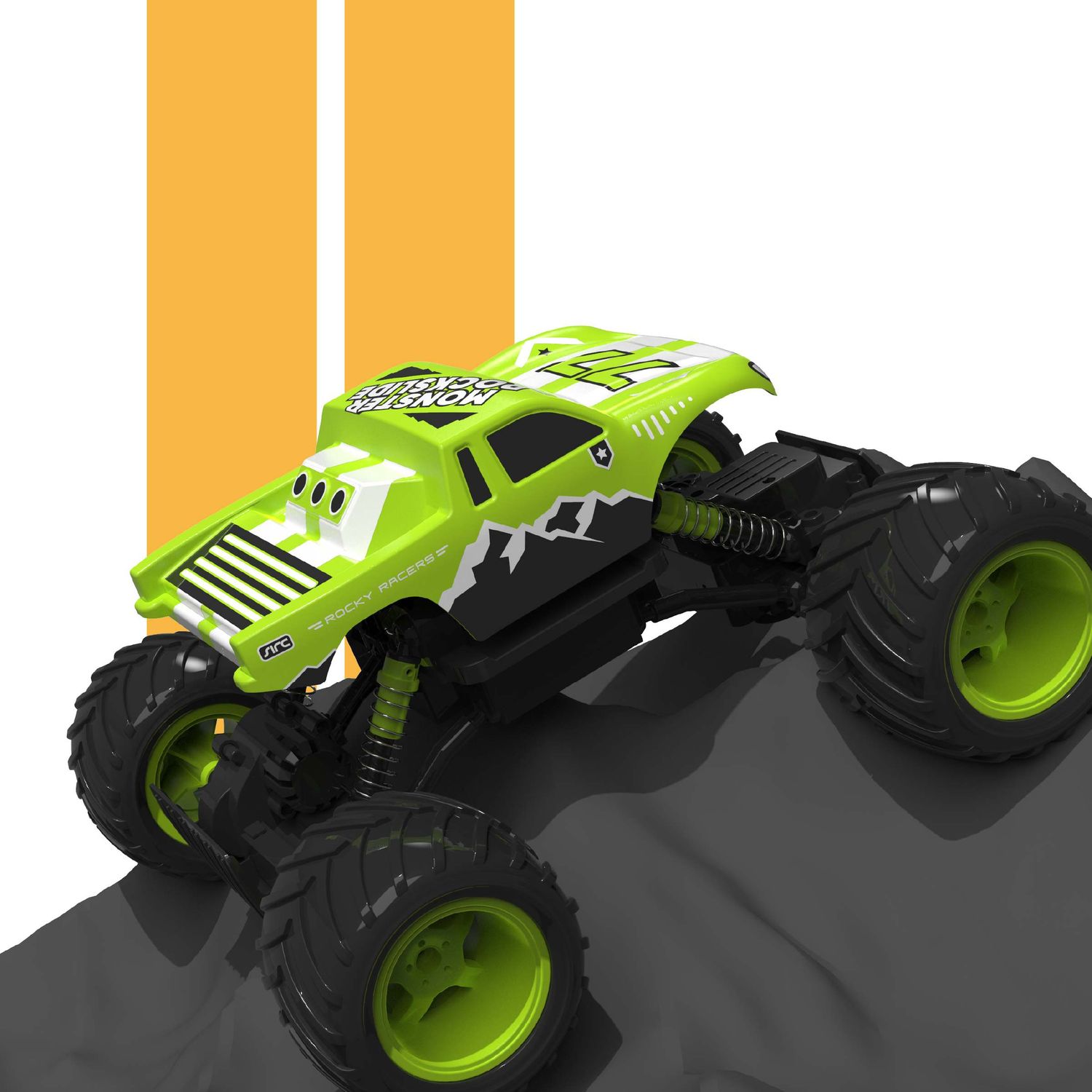Toy rc monster rockslide mega wheel - Sharper Image