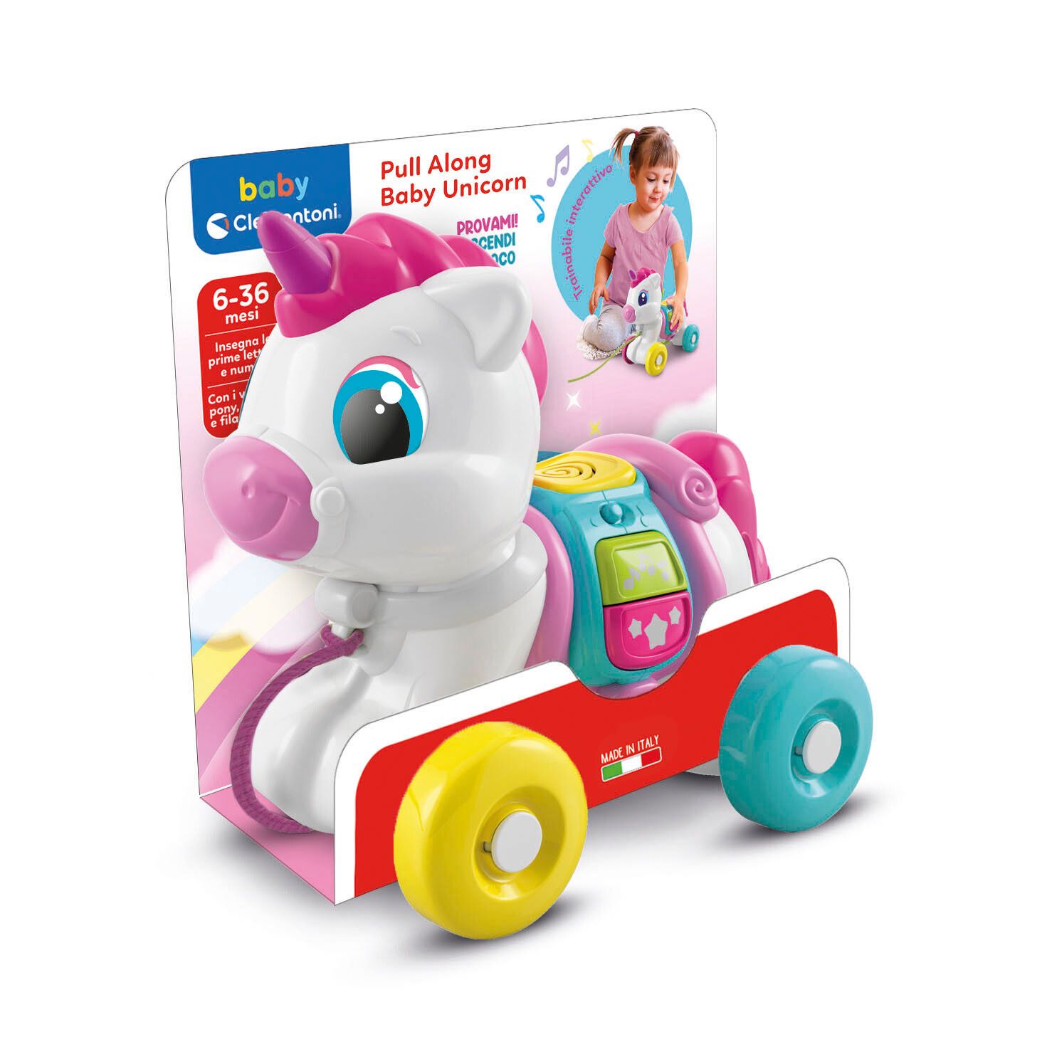 Baby clementoni unicorno sempre con me - BABY CLEMENTONI