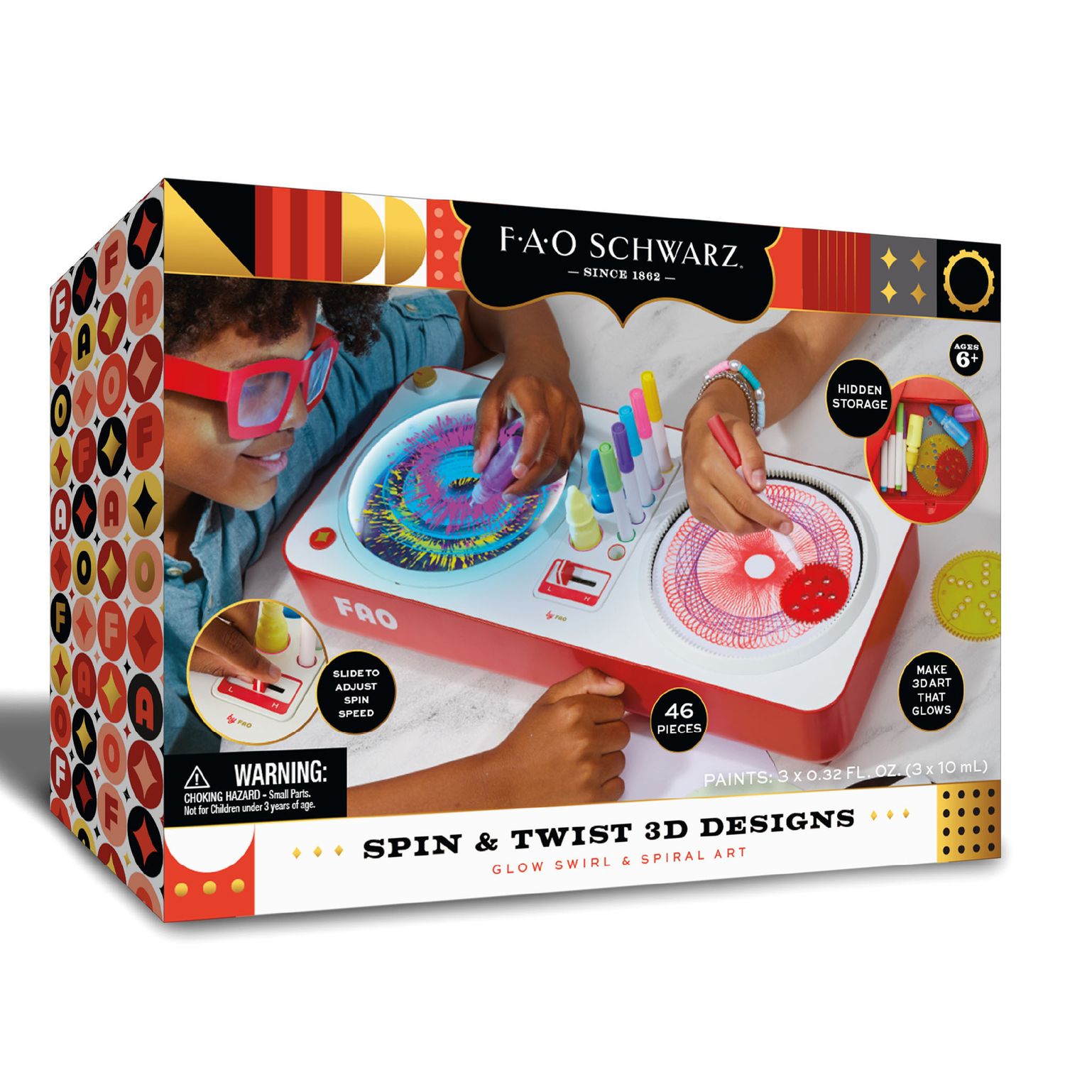 Kit creativo 3d spin and twist - FAO Schwarz