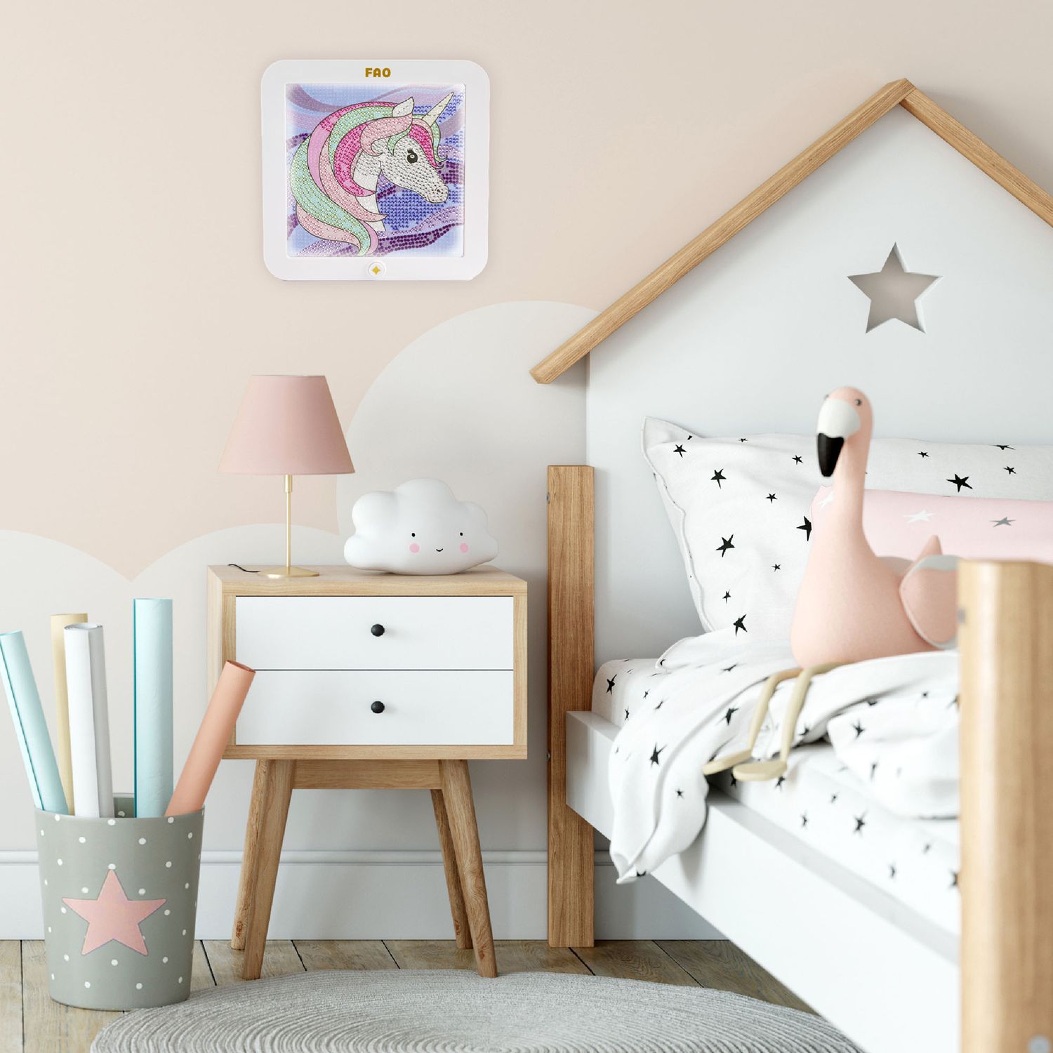 Kit per la pittura fai-da-te con diamanti a led - FAO Schwarz