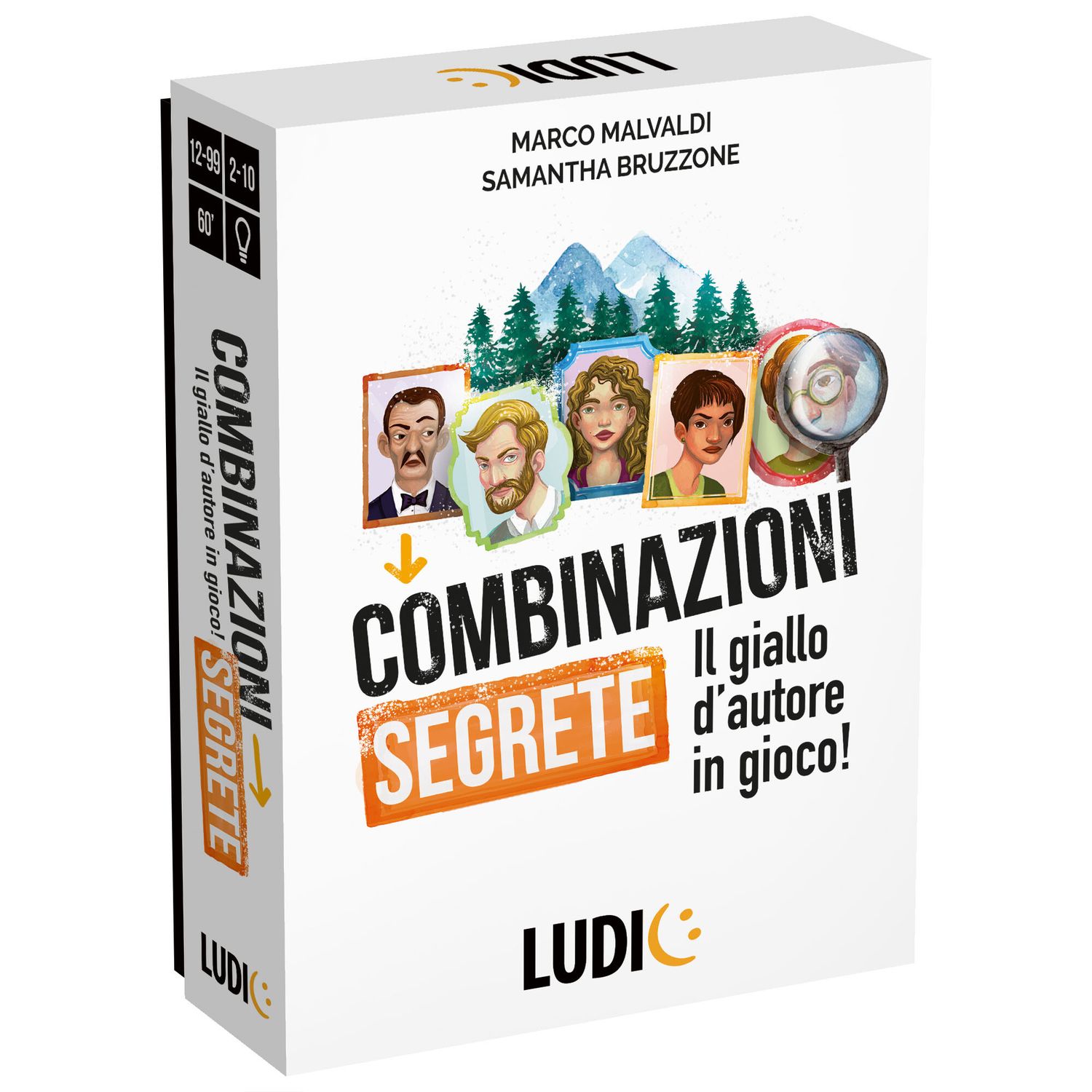 Combinazioni segrete	il giallo d'autore in gioco!	made in italy - LUDIC