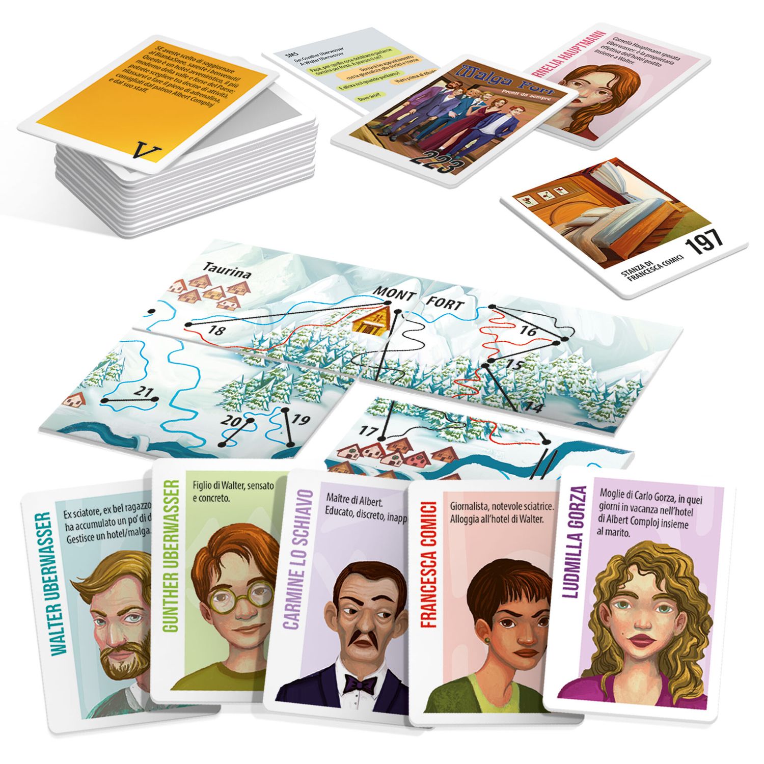 Combinazioni segrete	il giallo d'autore in gioco!	made in italy - LUDIC