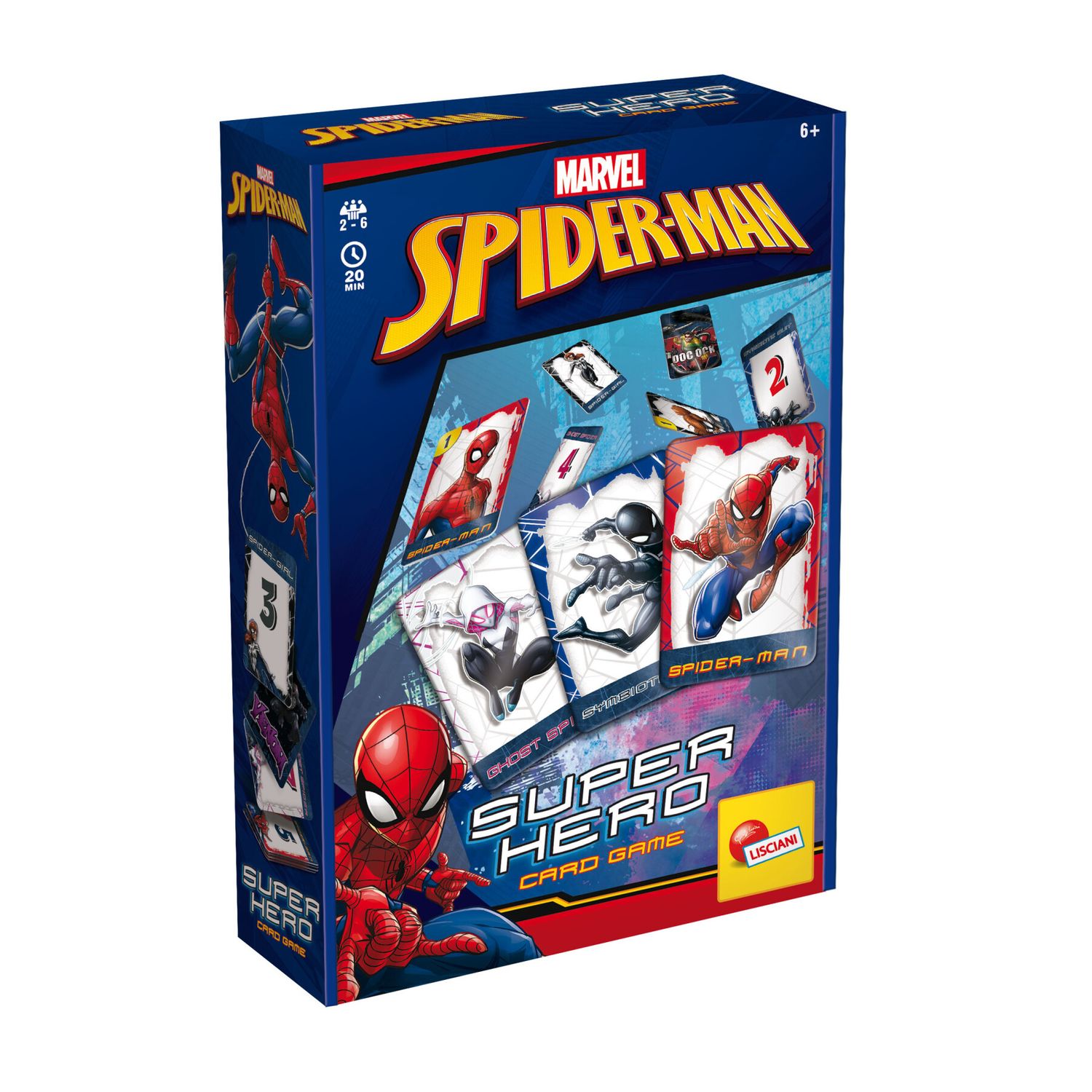 Spider-man super hero card game - LISCIANI, Avengers, MARVEL, Spiderman
