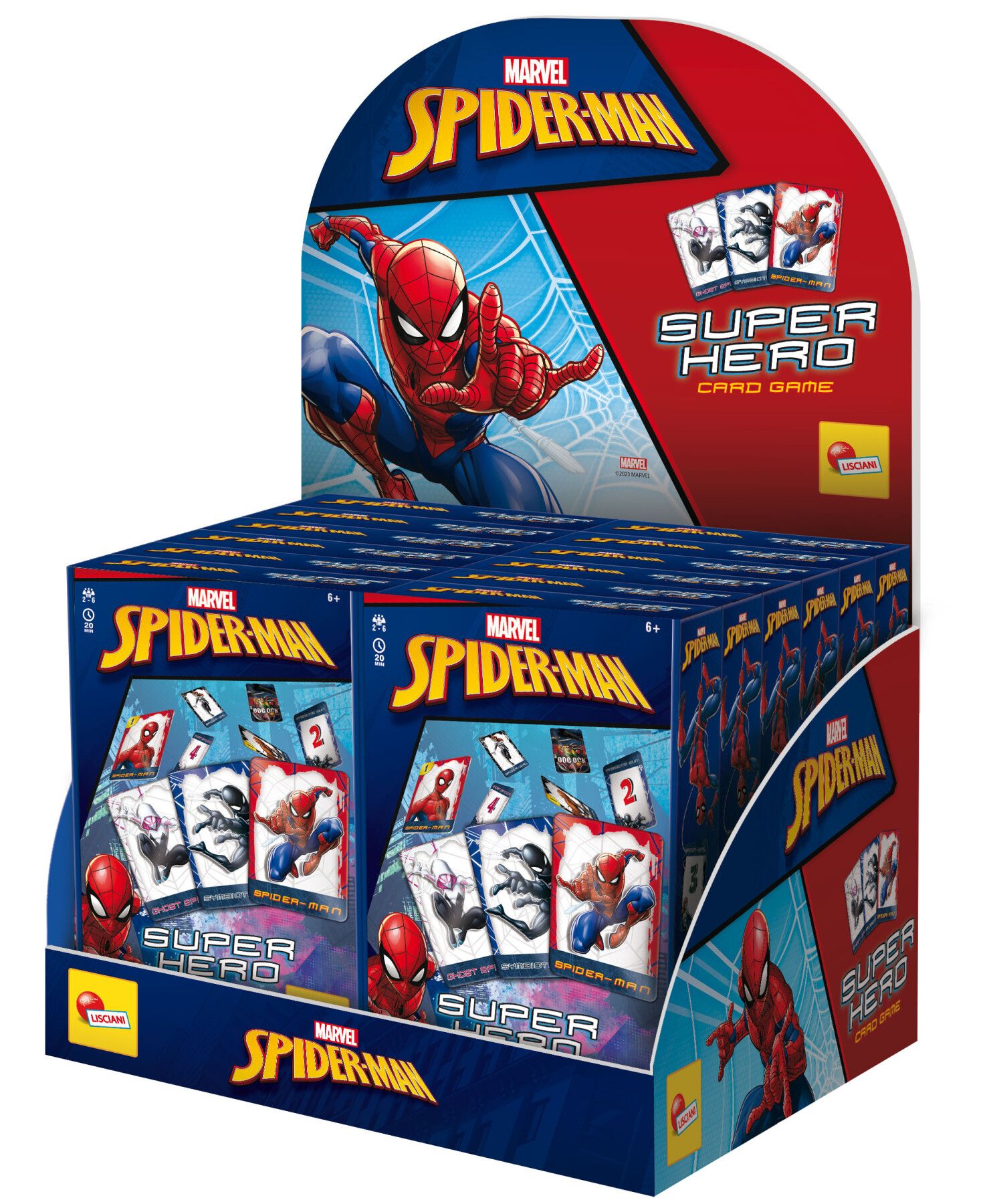 Spider-man super hero card game - LISCIANI, Avengers, MARVEL, Spiderman