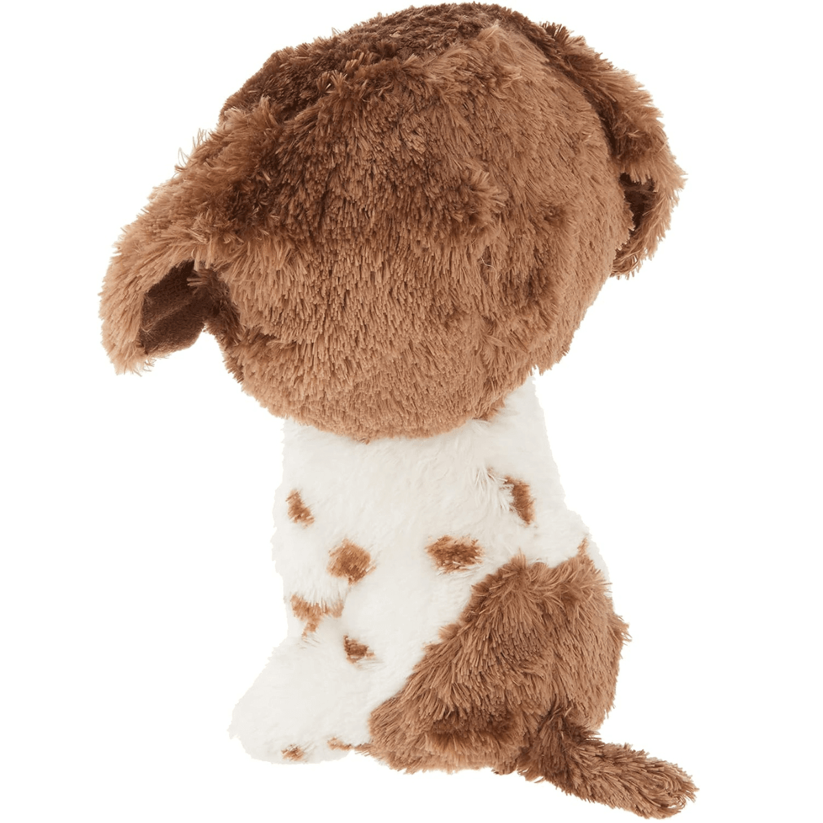 Ty - peluche - beanie boos - cane - muddles - bianco e marrone - cagnolino con occhioni azzurri glitter - il peluche con gli occhi grandi scintillanti - 15 cm - 36249 - TY