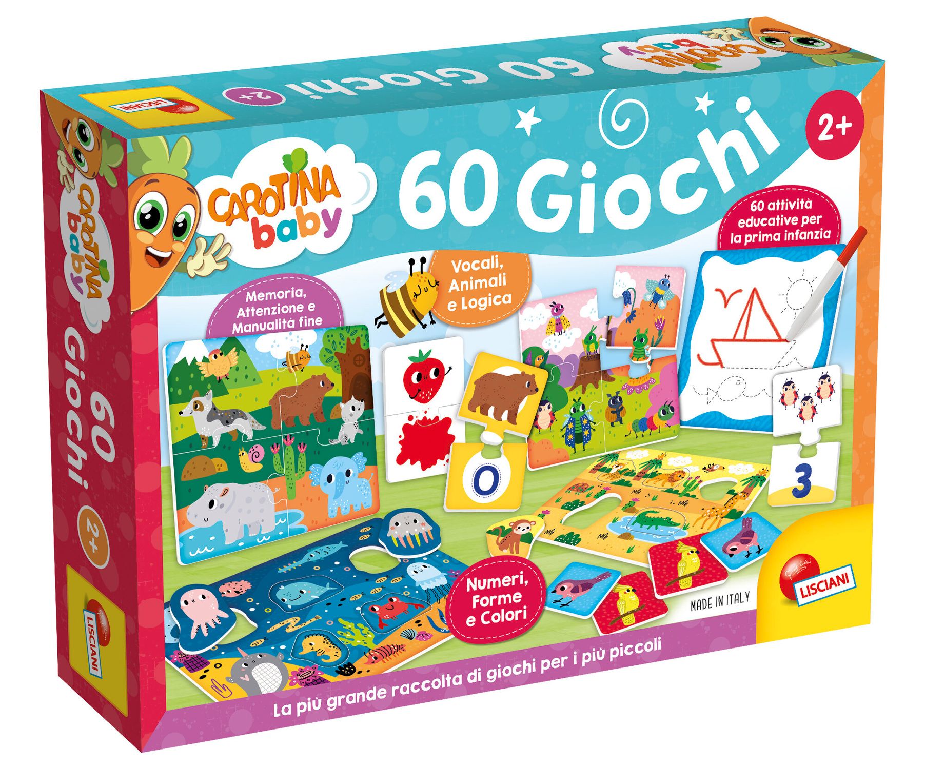 Carotina baby 60 giochi - LISCIANI
