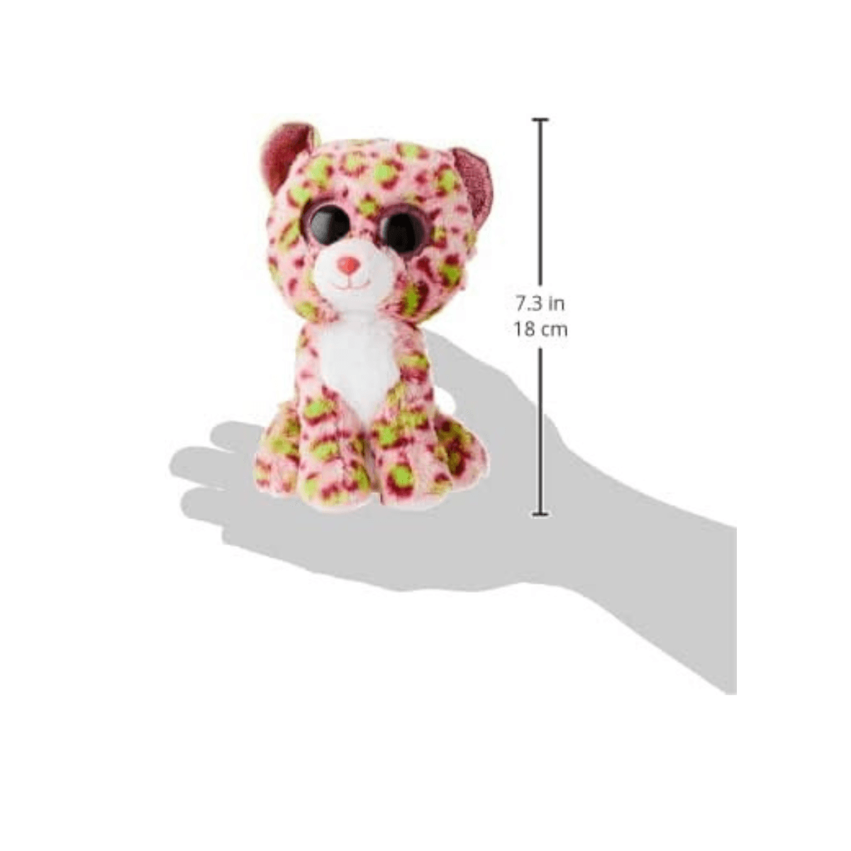 Ty - lainey - leopardo beanie boos peluche, cucciolo, 15 centimetri, t36312 - TY