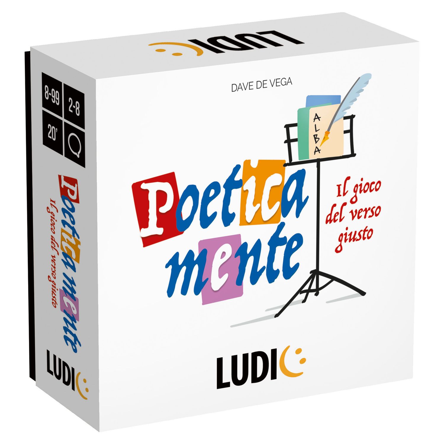 Poeticamente.	il gioco del verso giusto!	made in italy - LUDIC