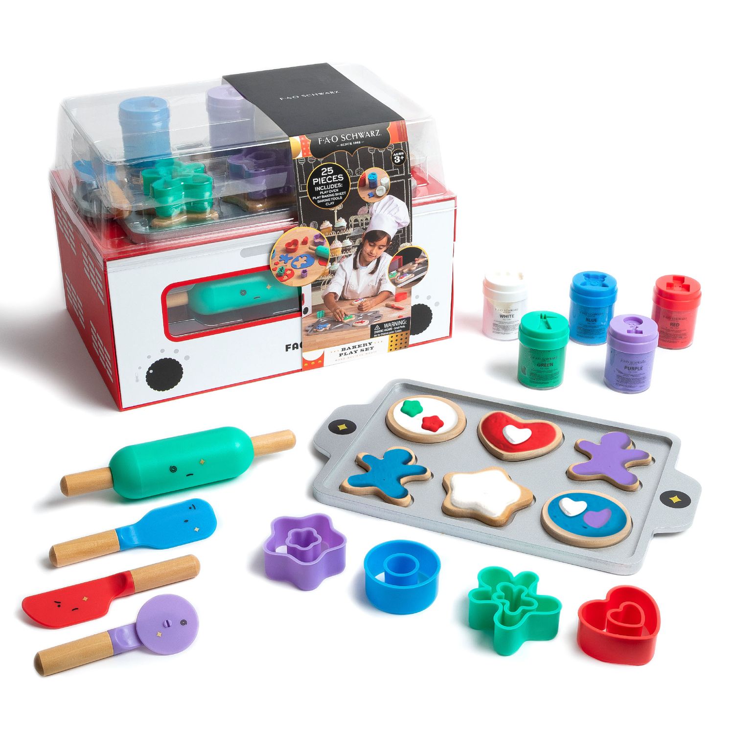 Set da pasticcere per decorare biscotti con argilla - FAO Schwarz