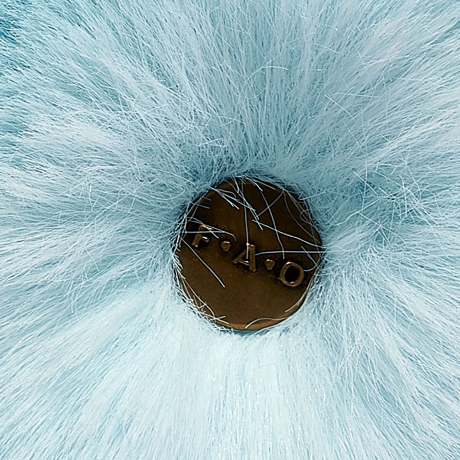 Coniglietto di peluche chibi azzurro, 25 cm - FAO Schwarz