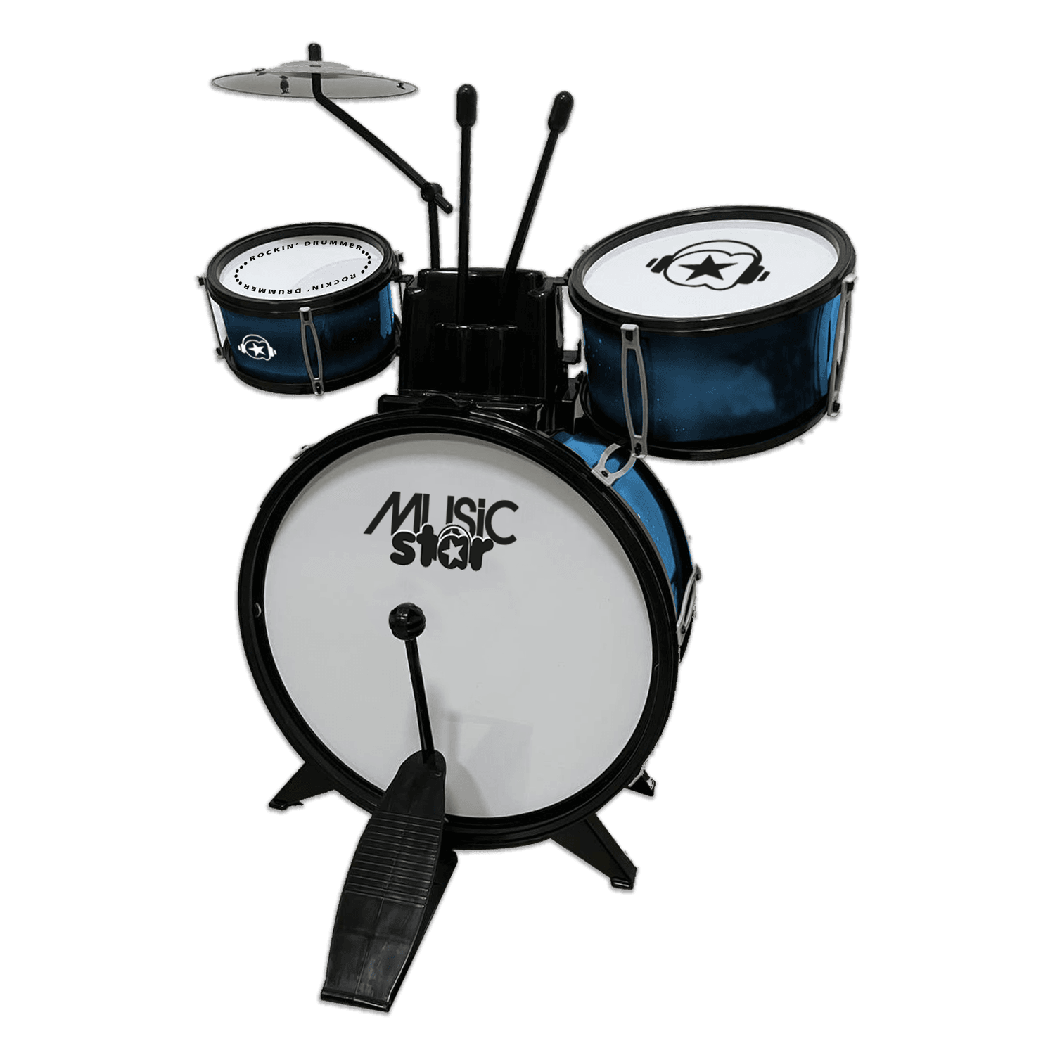 Drum set with stool - MUSIC STAR