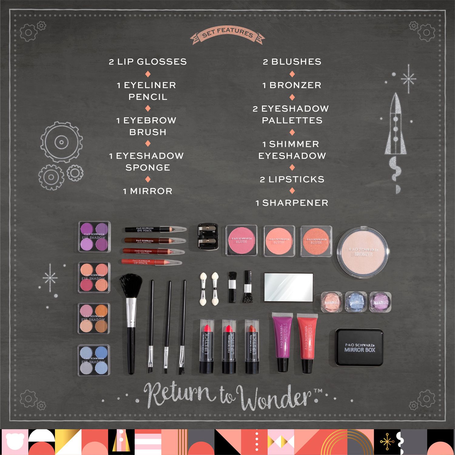 Kit ultimate makeup artist palette - FAO Schwarz