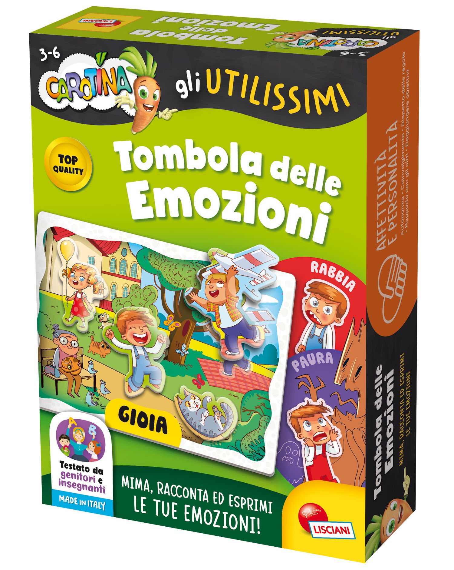 Carotina gli utilissimi tombola delle emozion - LISCIANI
