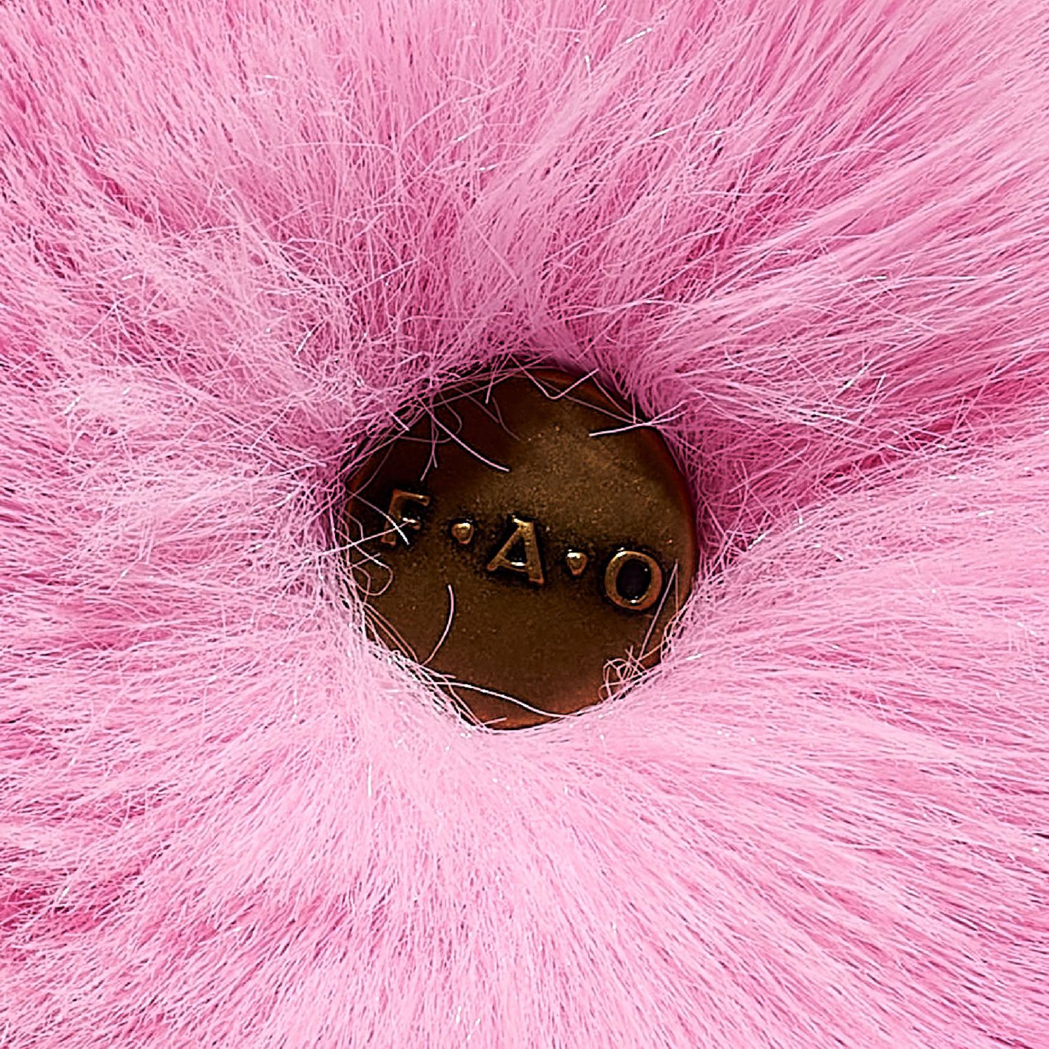 Coniglietto di peluche chibi rosa, 25 cm - FAO Schwarz