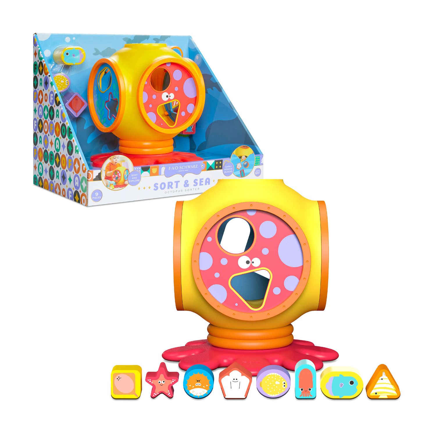 Gioco educativo  sort & sea octopus sorter - FAO Schwarz