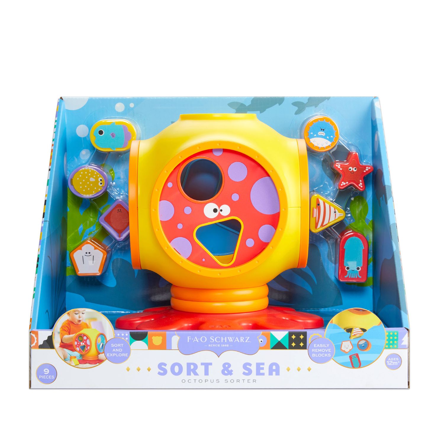 Gioco educativo  sort & sea octopus sorter - FAO Schwarz