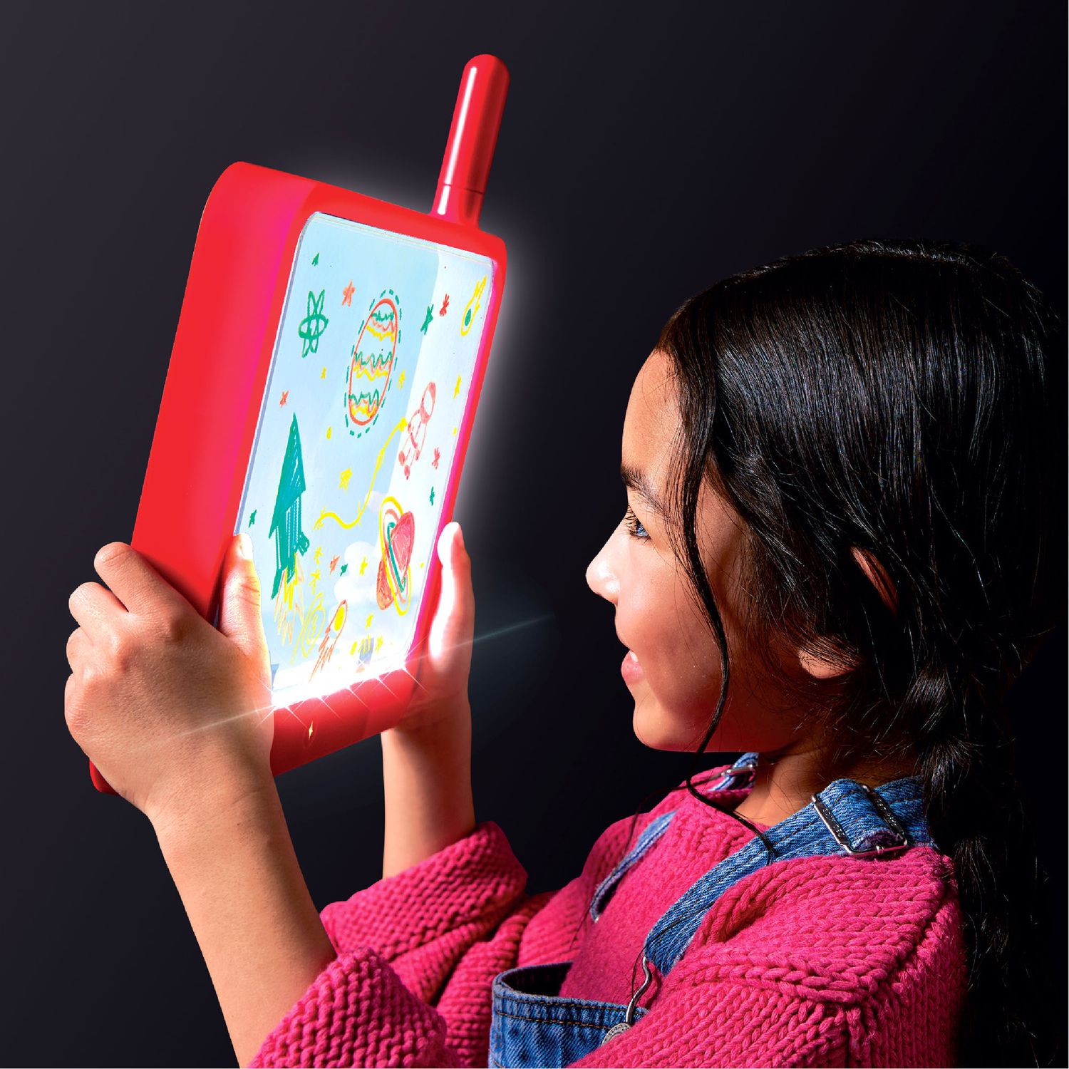 Lavagnetta luminosa glow & go portable - FAO Schwarz