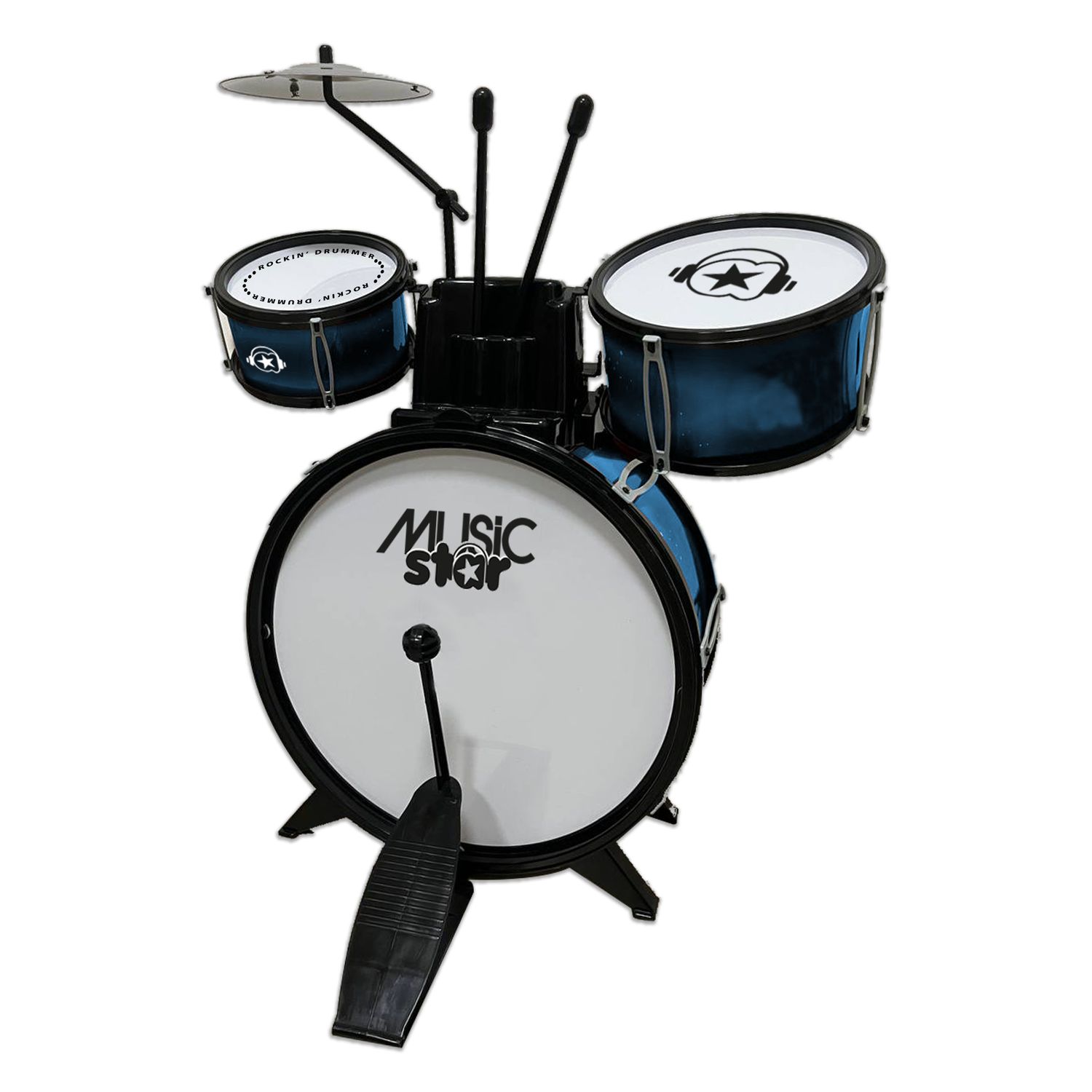 Drum set with stool - MUSIC STAR