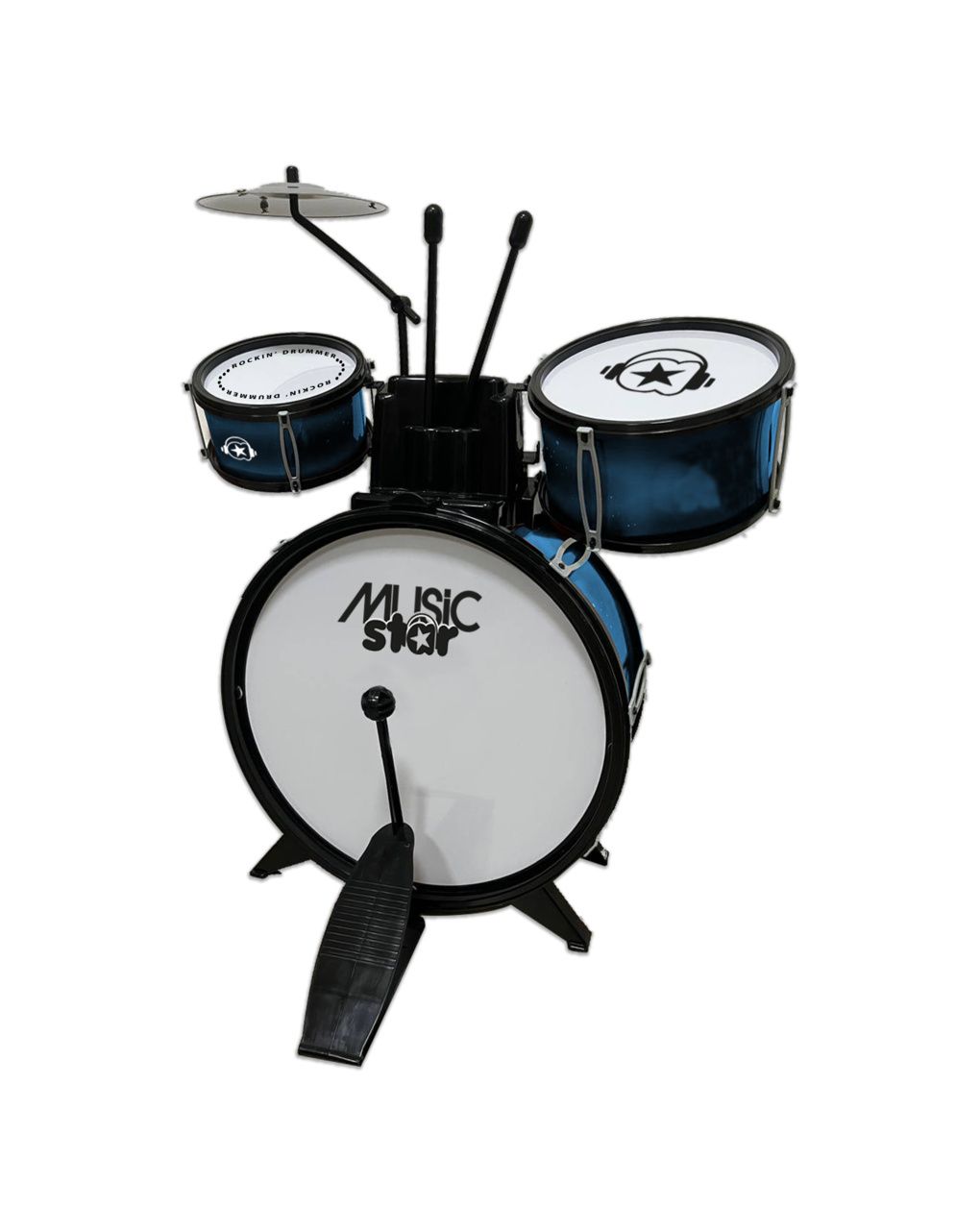 Drum set with stool - MUSIC STAR