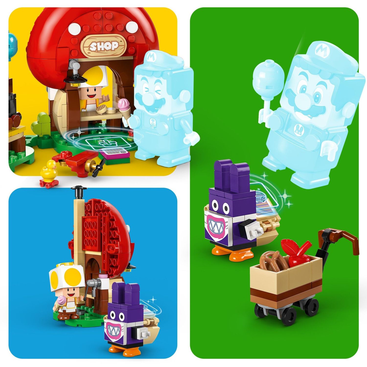 Lego super mario 71429 pack di espansione ruboniglio al negozio di toad, giochi per bambini 7+ anni con 2 personaggi giocattolo - LEGO® Super Mario™, Super Mario, Lego