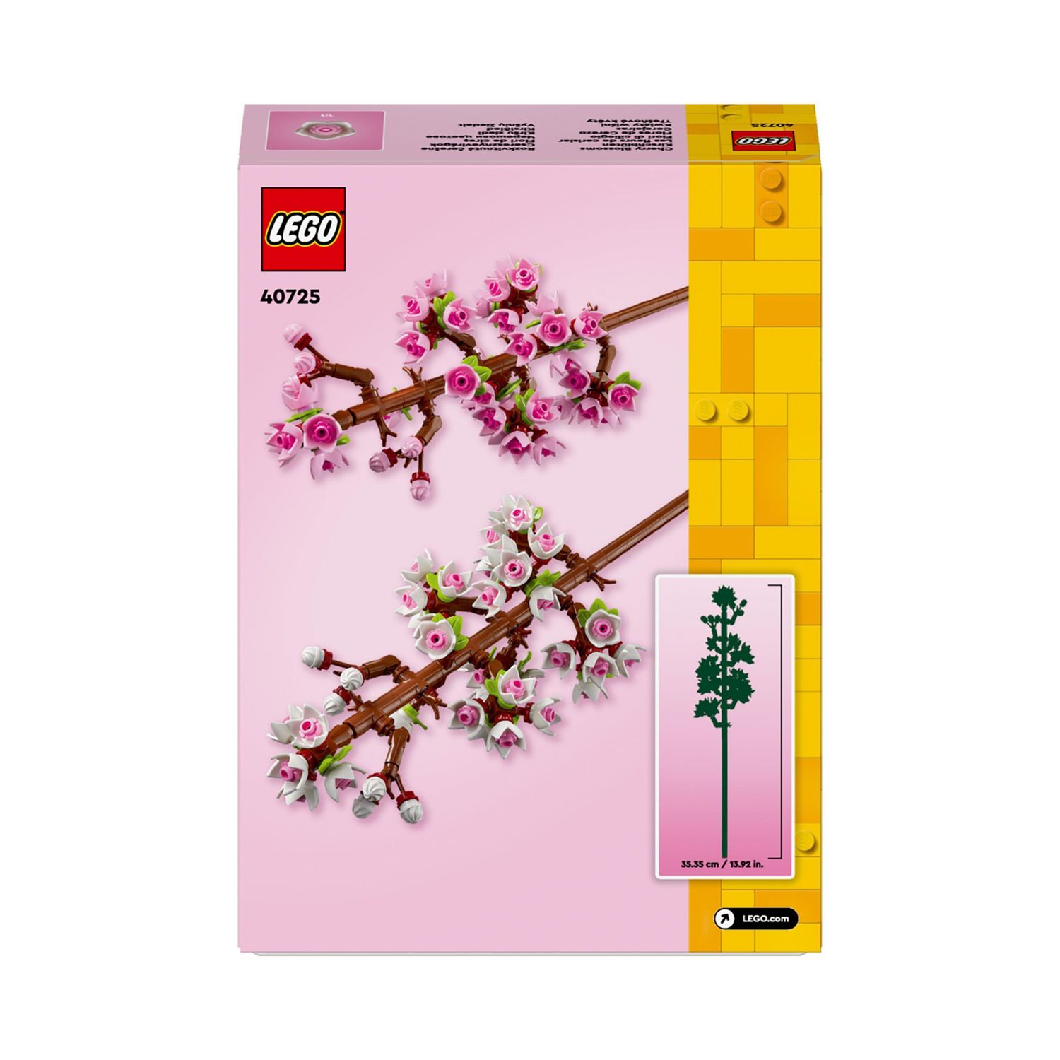 Lego creator 40725 fiori di ciliegio, set per adulti e bambini 8+ anni, regalo per san valentino, per donna, uomo, lei o lui - LEGO CREATOR, Lego